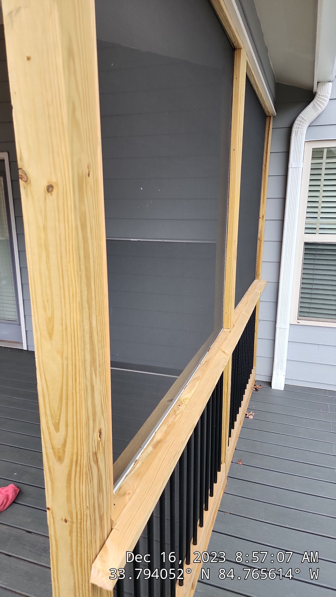 Fence Installation of Board on Board Capped Privacy by Titans of Timber Fence & Stain