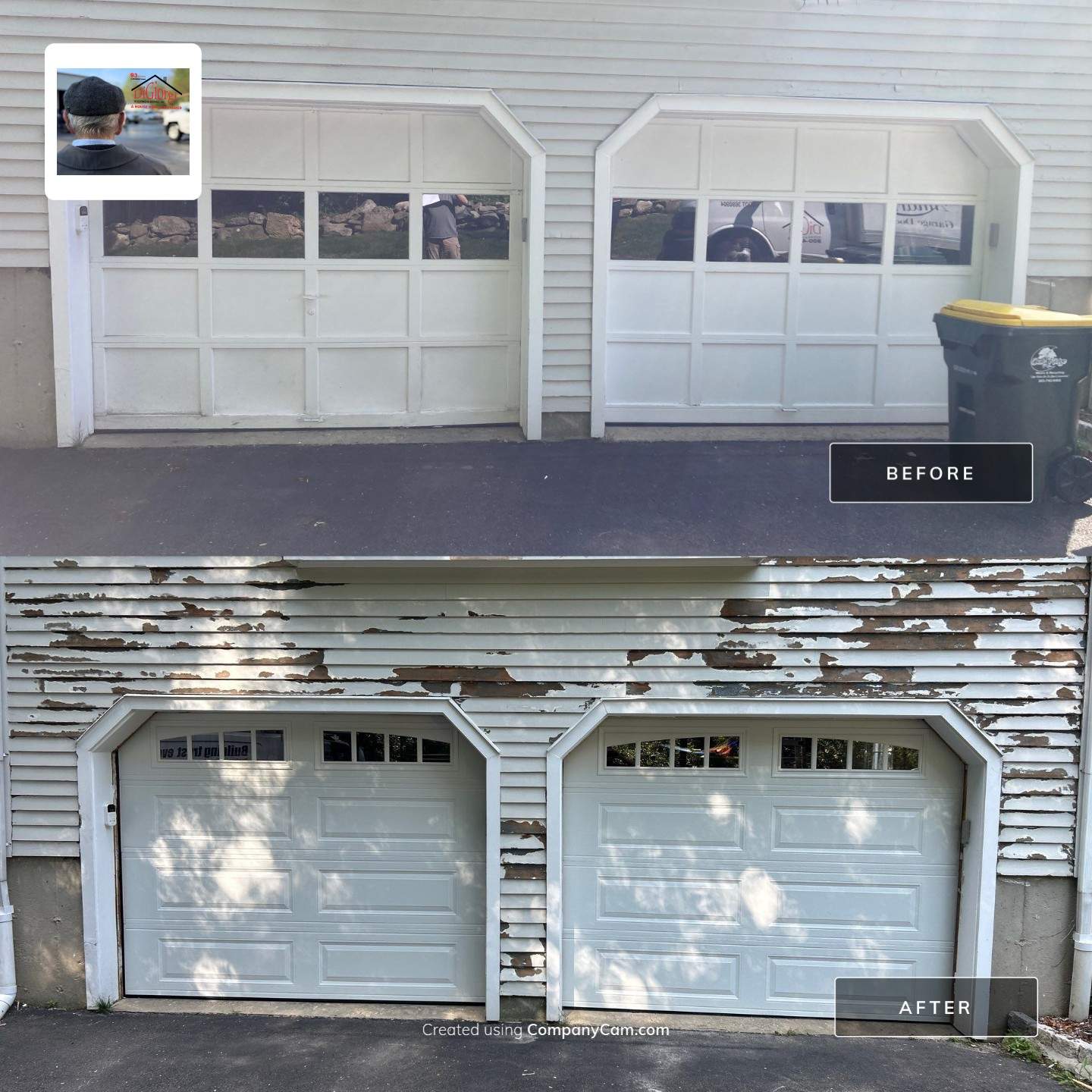 Garage Door Installation Using Amarr Olympus Garage Door by DiGiorgi Roofing and Siding Inc