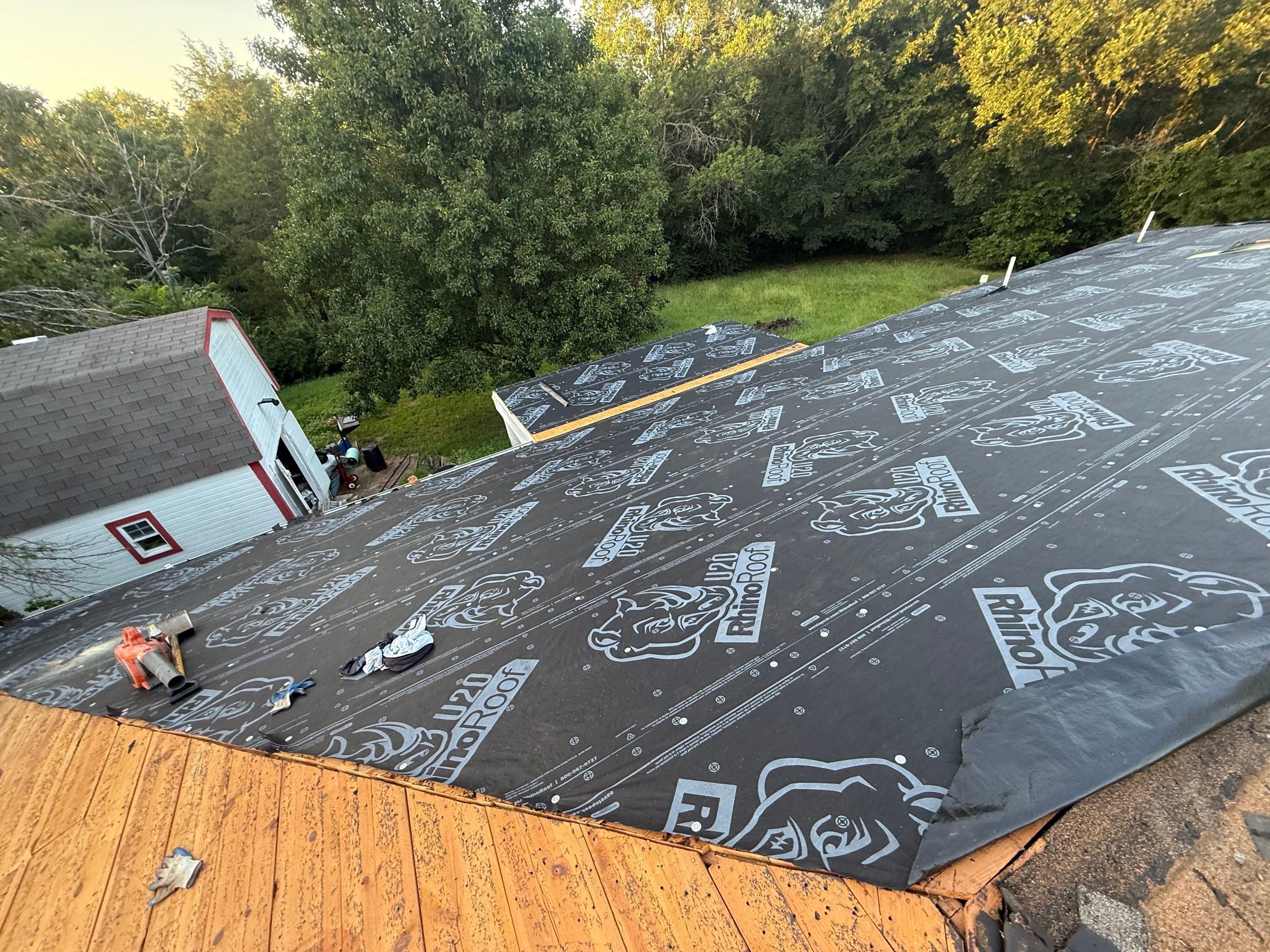 2 layers tear off & installation of new architectural shingles. by In & Out Construction & Remodeling, LLC