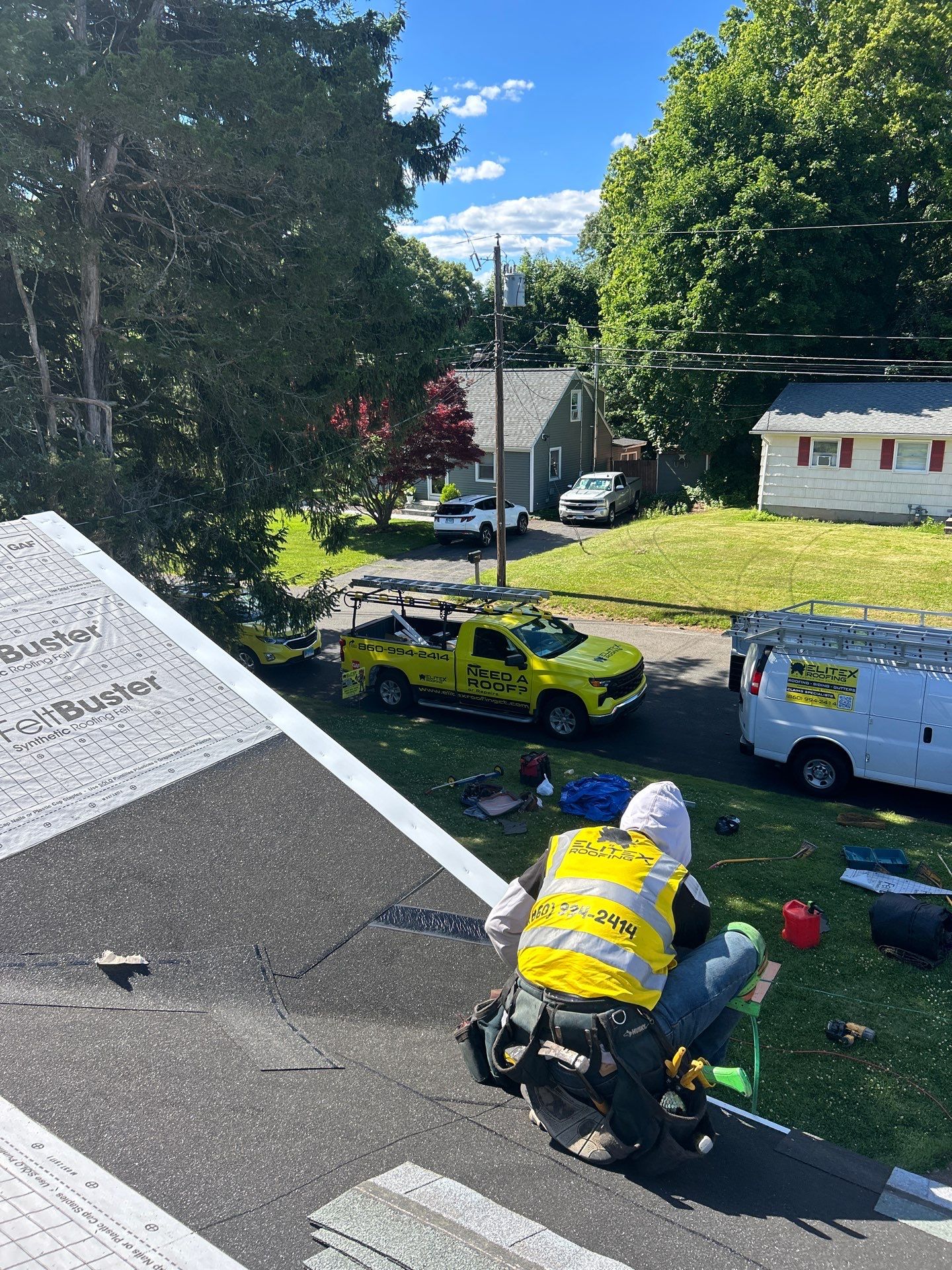 Project in Southington, CT by Elitex Roofing