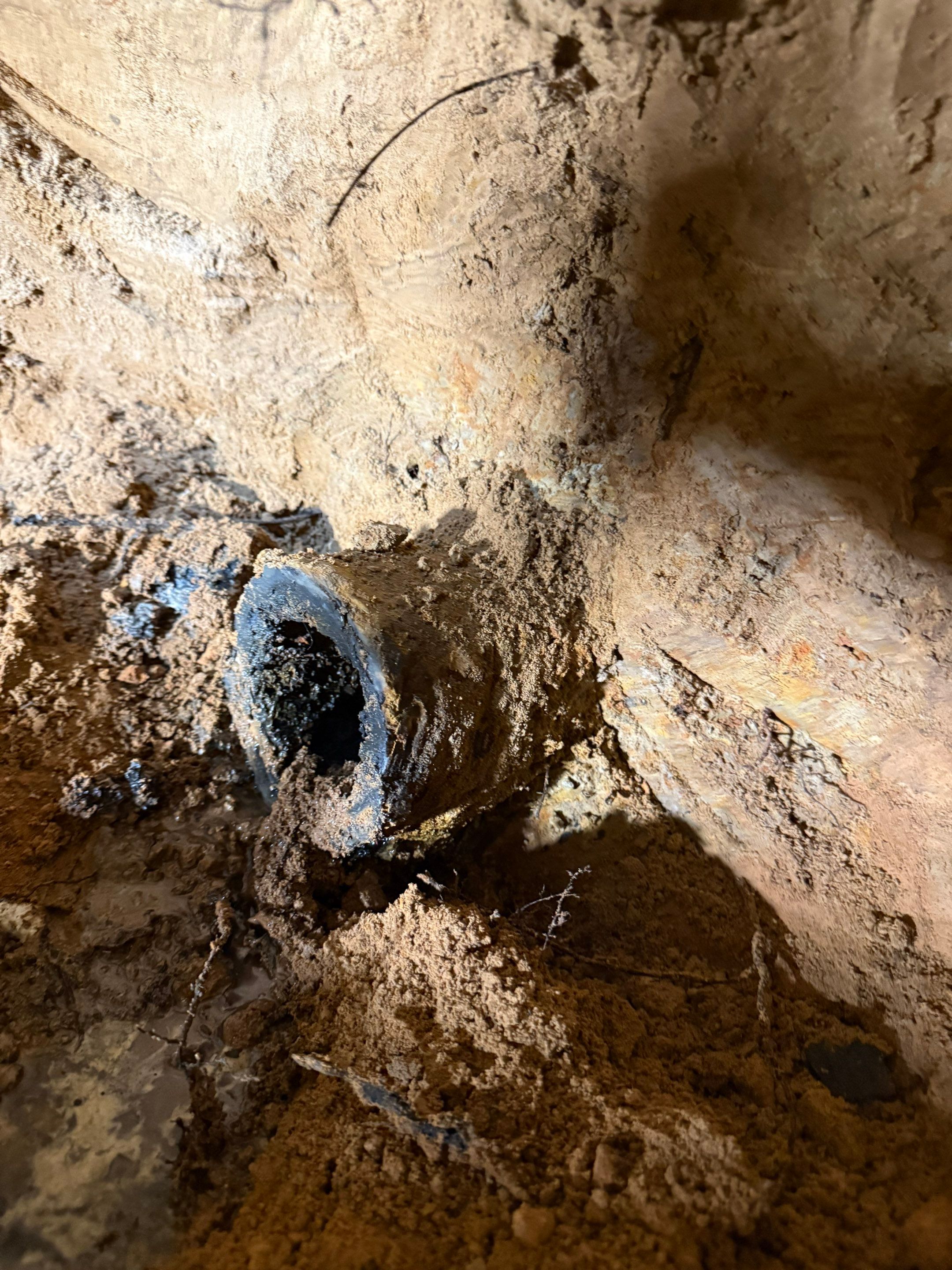 Drain Repipe Project in Mt Vernon by Rub-A-Dub Plumbing
