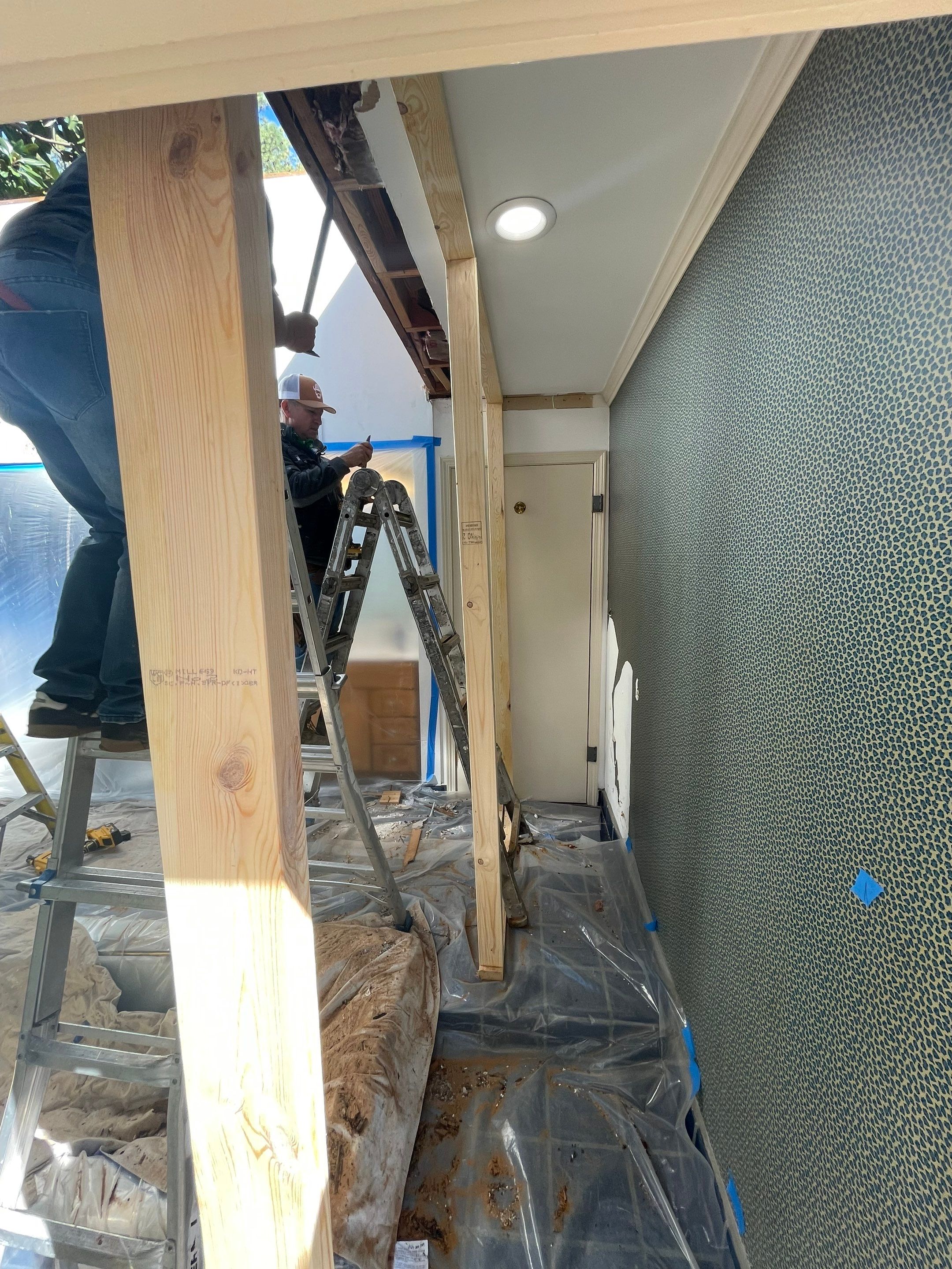 Structural Wood Rot Repair and Custom Skylight Installation in Memphis by Revival Roofing Services