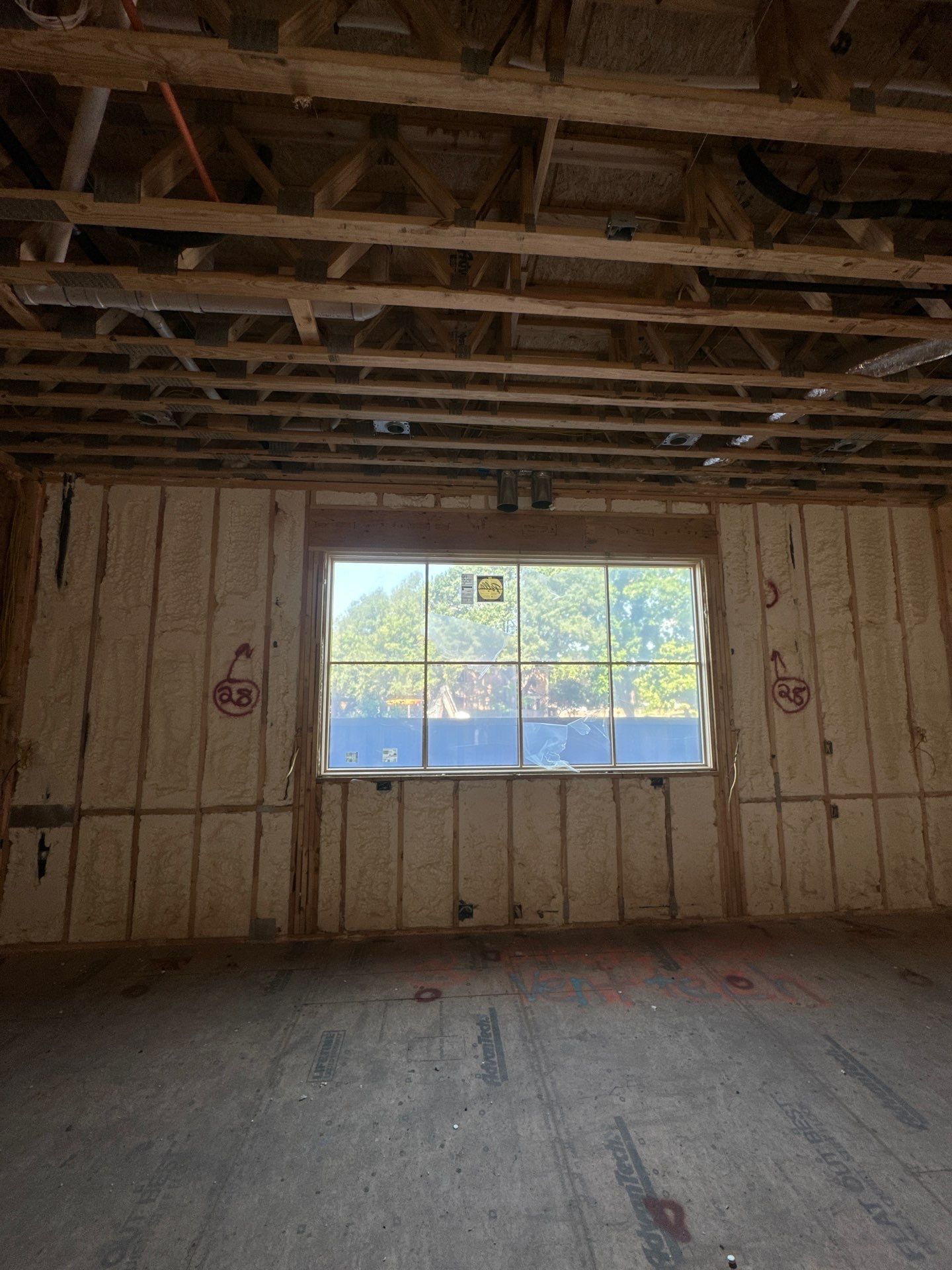 Full encapsulation open cell foam Dallas TX by Apex Insulation Solutions