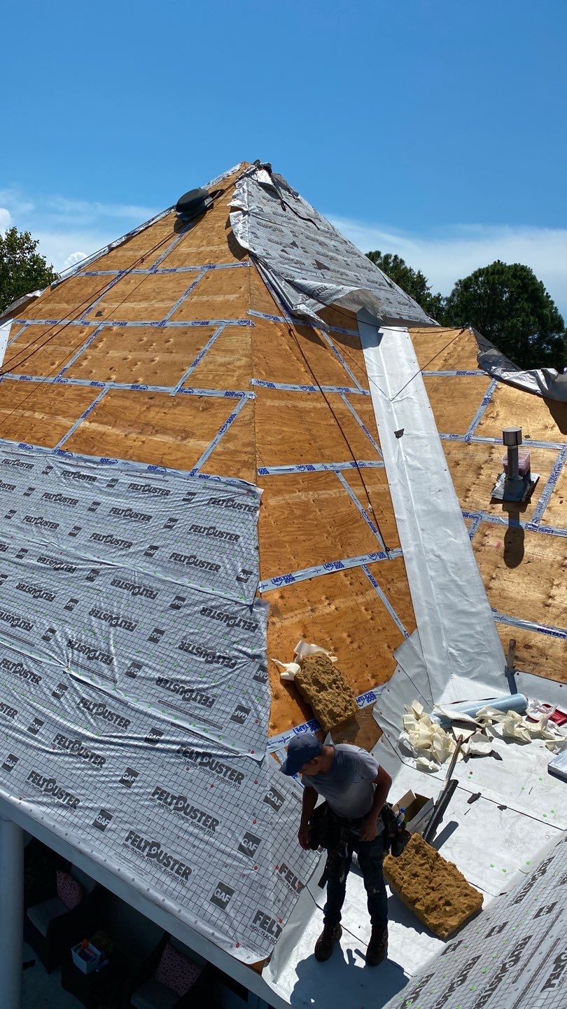 Residential Roofing Repair using Roof Replacement by American Roofing & Construction LLC
