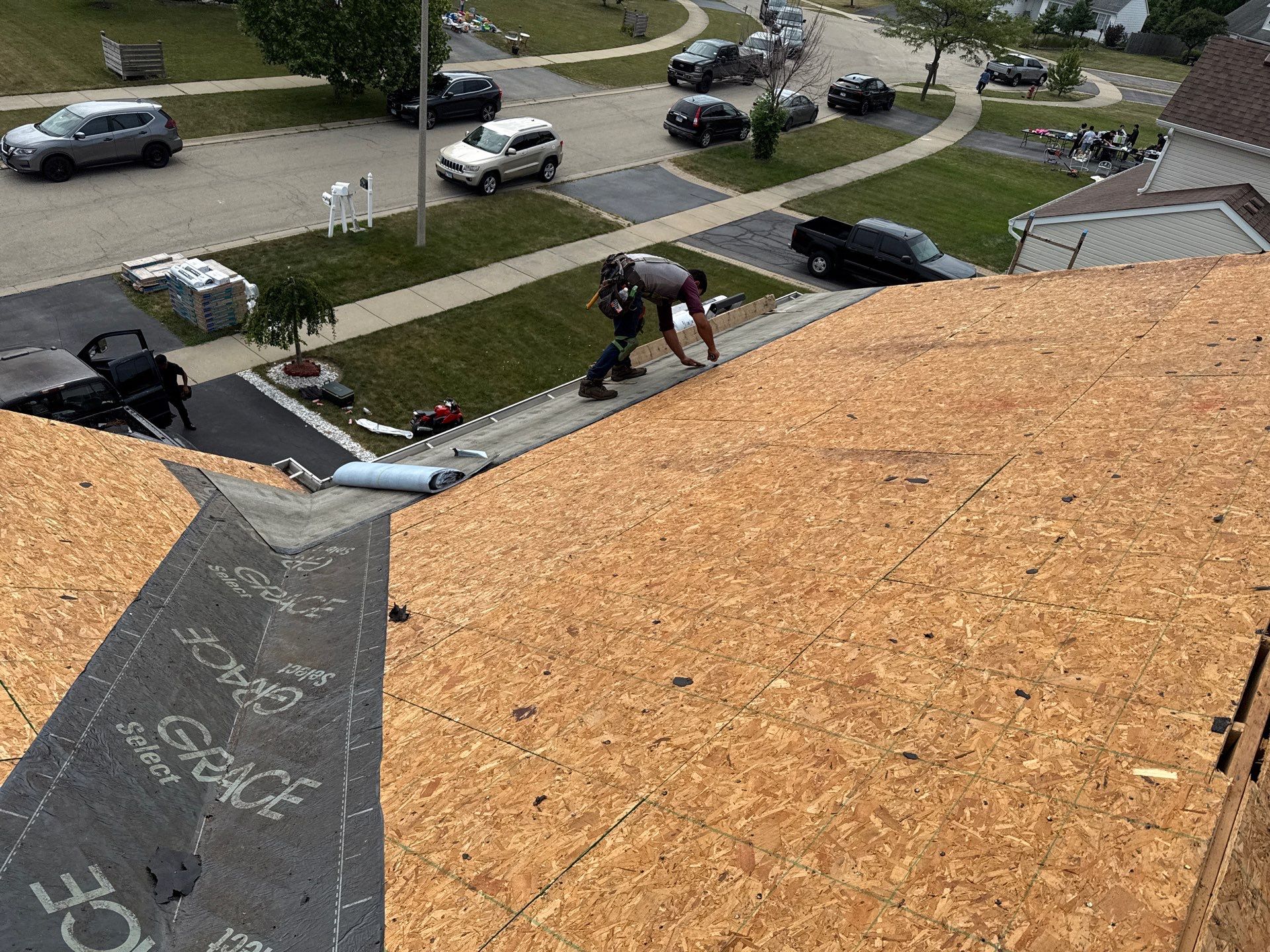 Roof replacement by haild and wind damage by Just Brilliant Restoration JBR