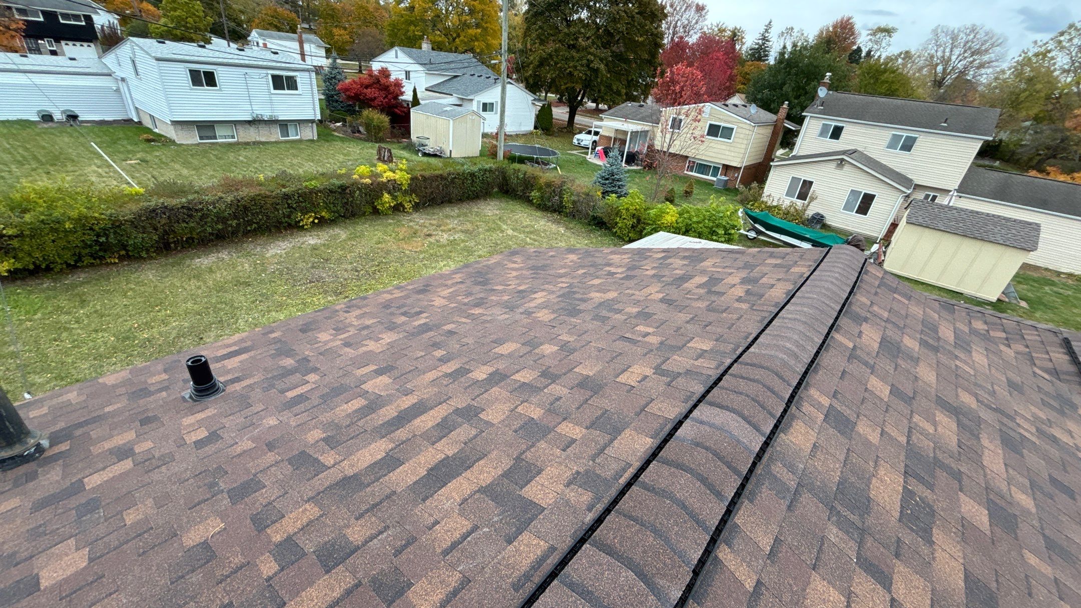 Roof Replacement using Owens Corning Brownwood by 180 Contractors