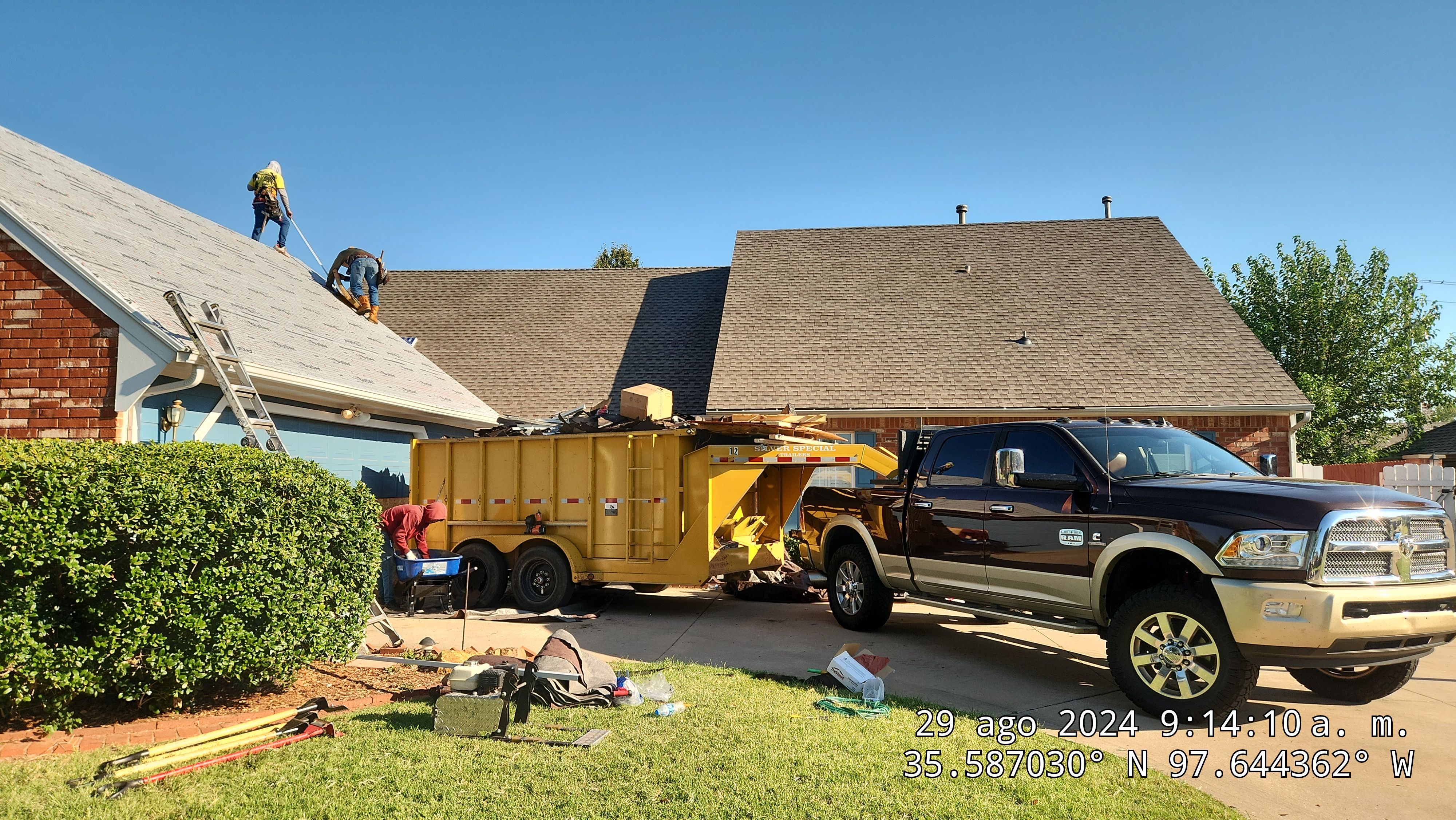 Residential Roofing Installation using GAF by Castillo Roofing