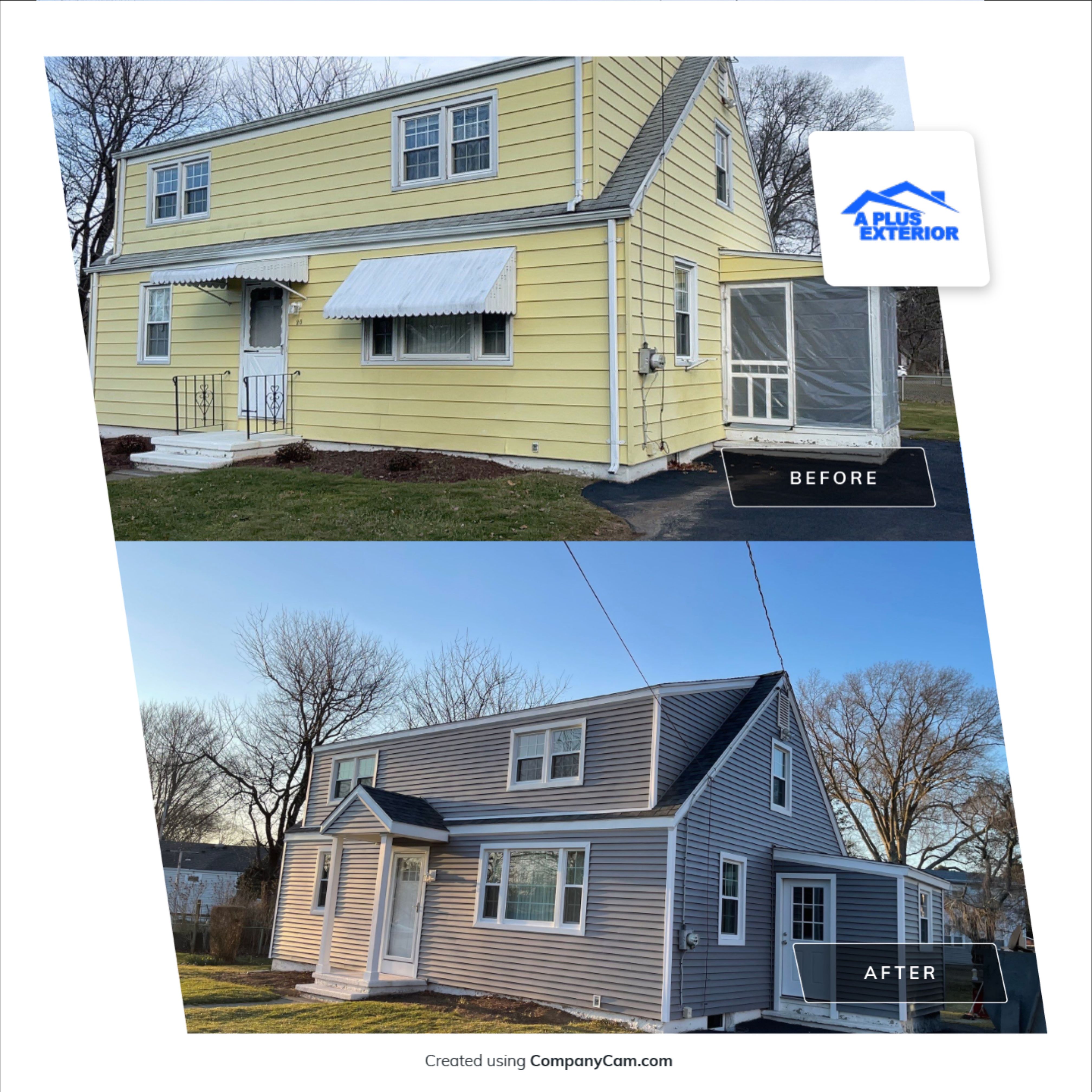 Transform your Home's Exterior with Our Roofing, Siding, Windows, and Carpentry services by A Plus Exterior