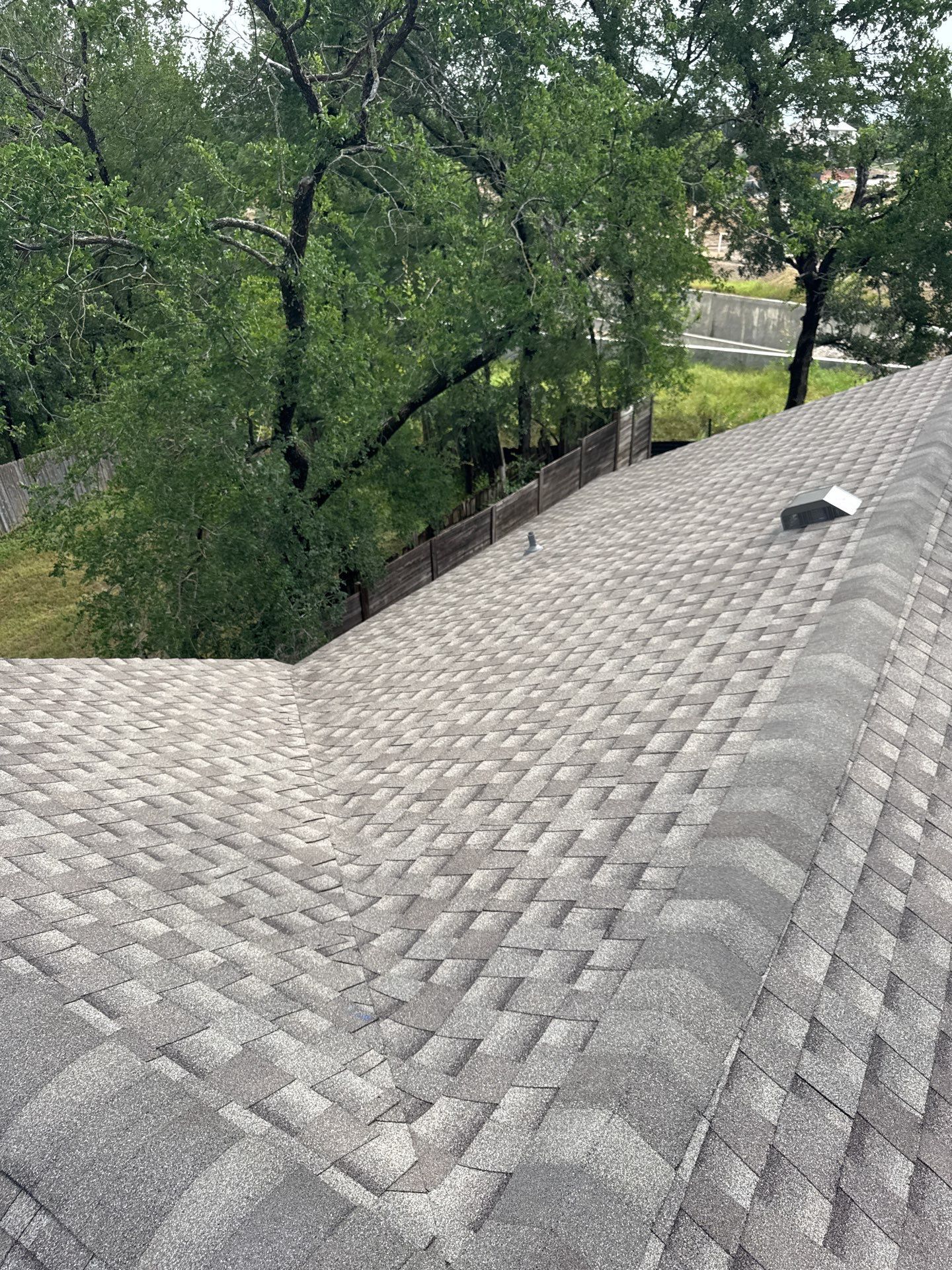 Residential Roof Replacement using GAF - HDZ - Weathered Wood by Action Exteriors Austin
