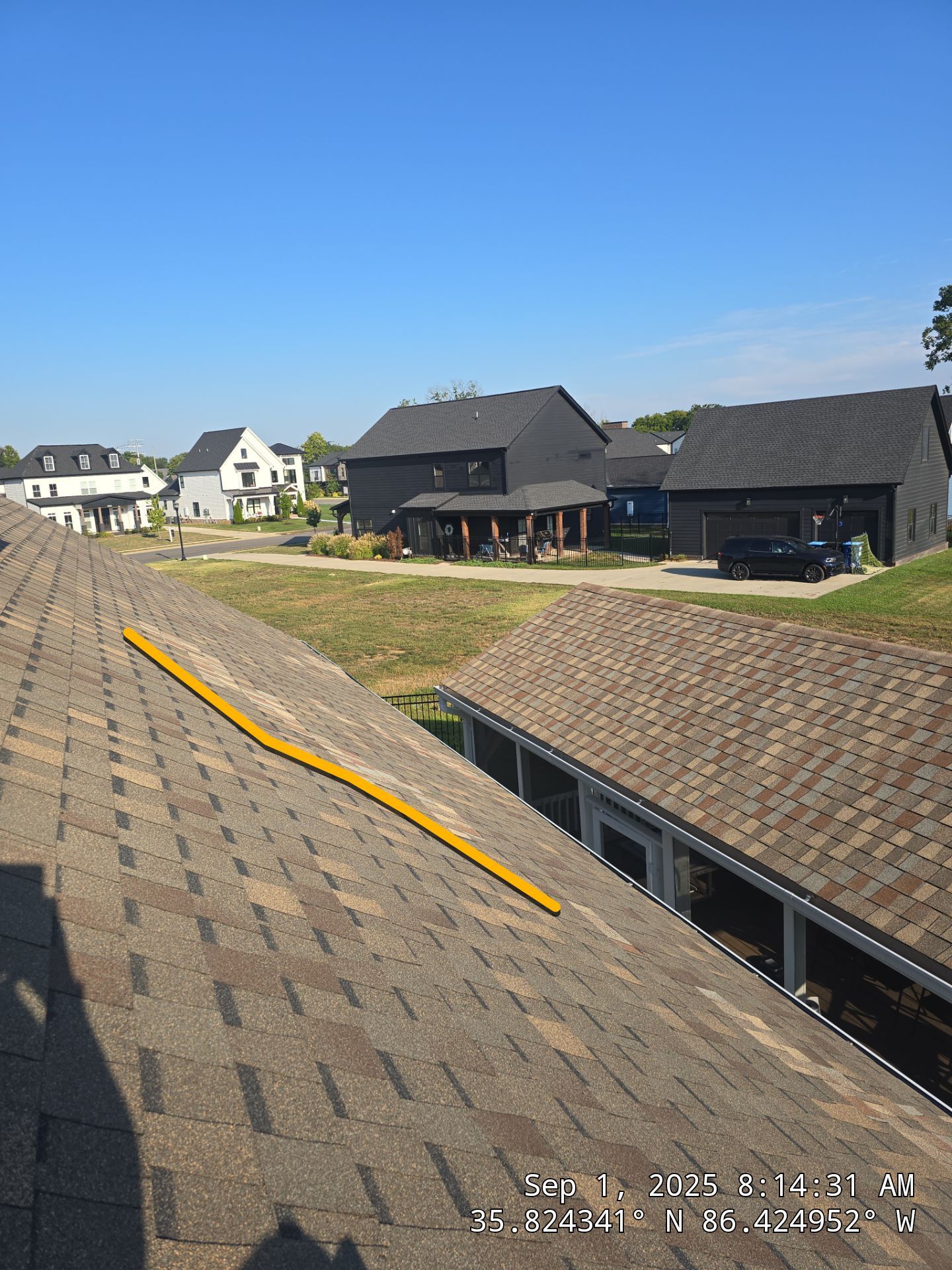 Roof/exterior inspection by ROOF REPAIR EXPERT LLC