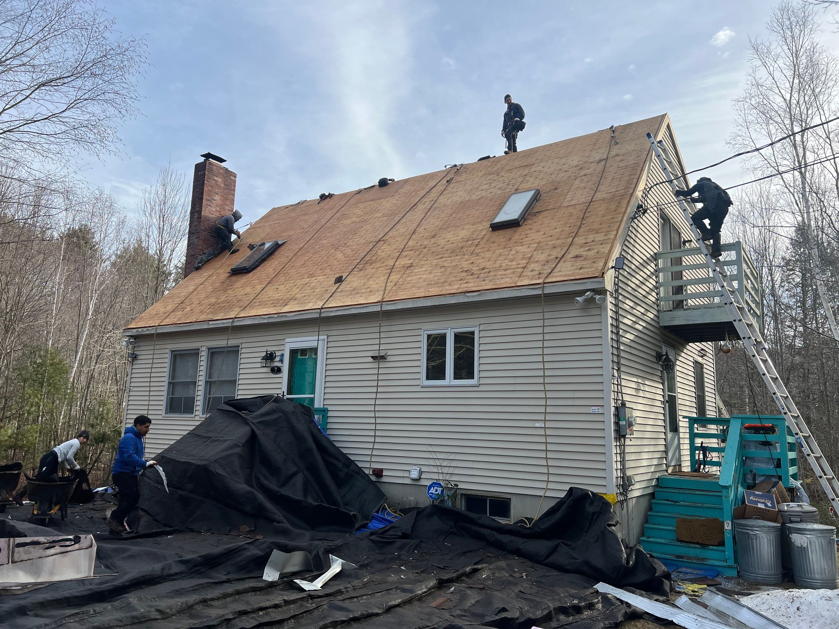 Nottingham New Hampshire Roof Installation by Tall pine roofing