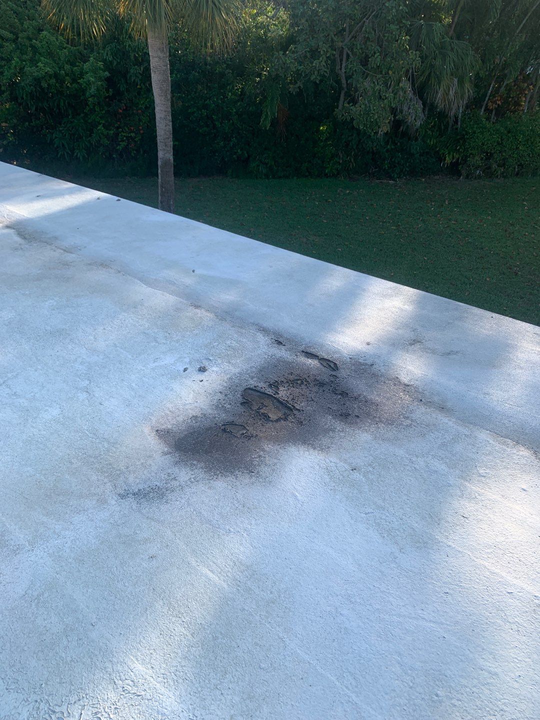 100% Silicone Roof Coating Repair using Tropical #924 Silicone Roof Coating by Morton Roofing, Inc.