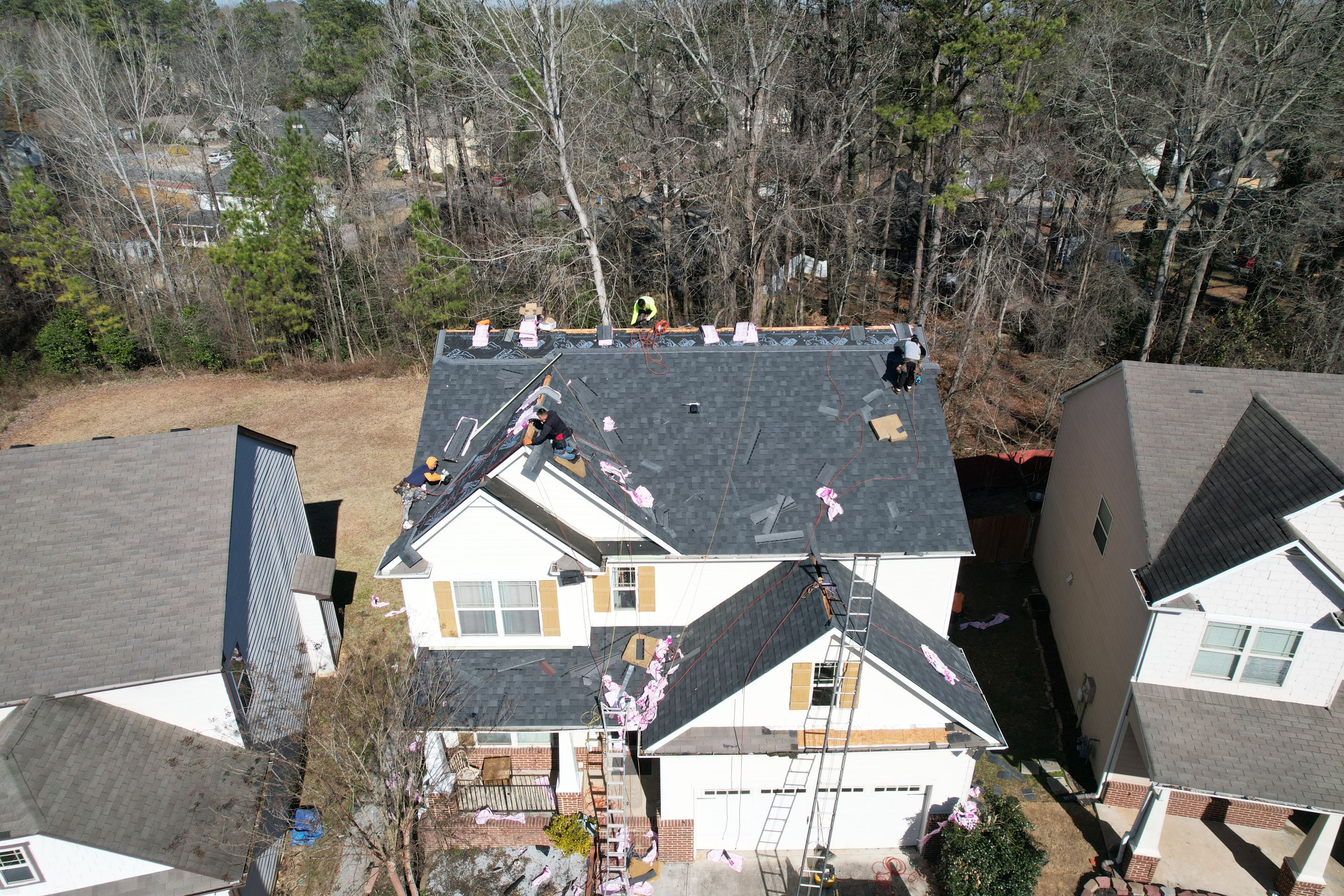 Residential Roofing Installation using Owens Corning by Inspector Roofing and Restoration