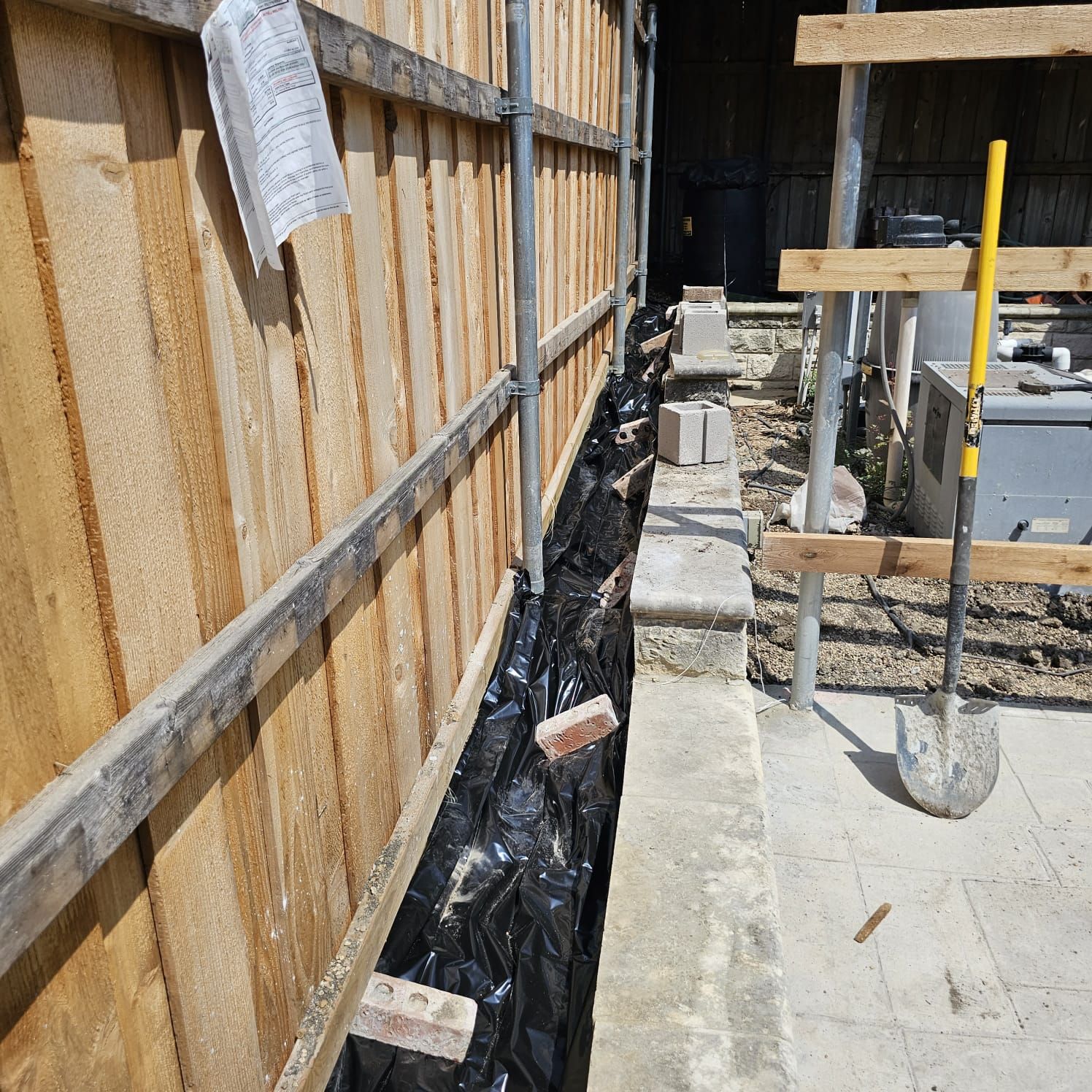 Fence & Concrete Patio by EL-GC LLC 