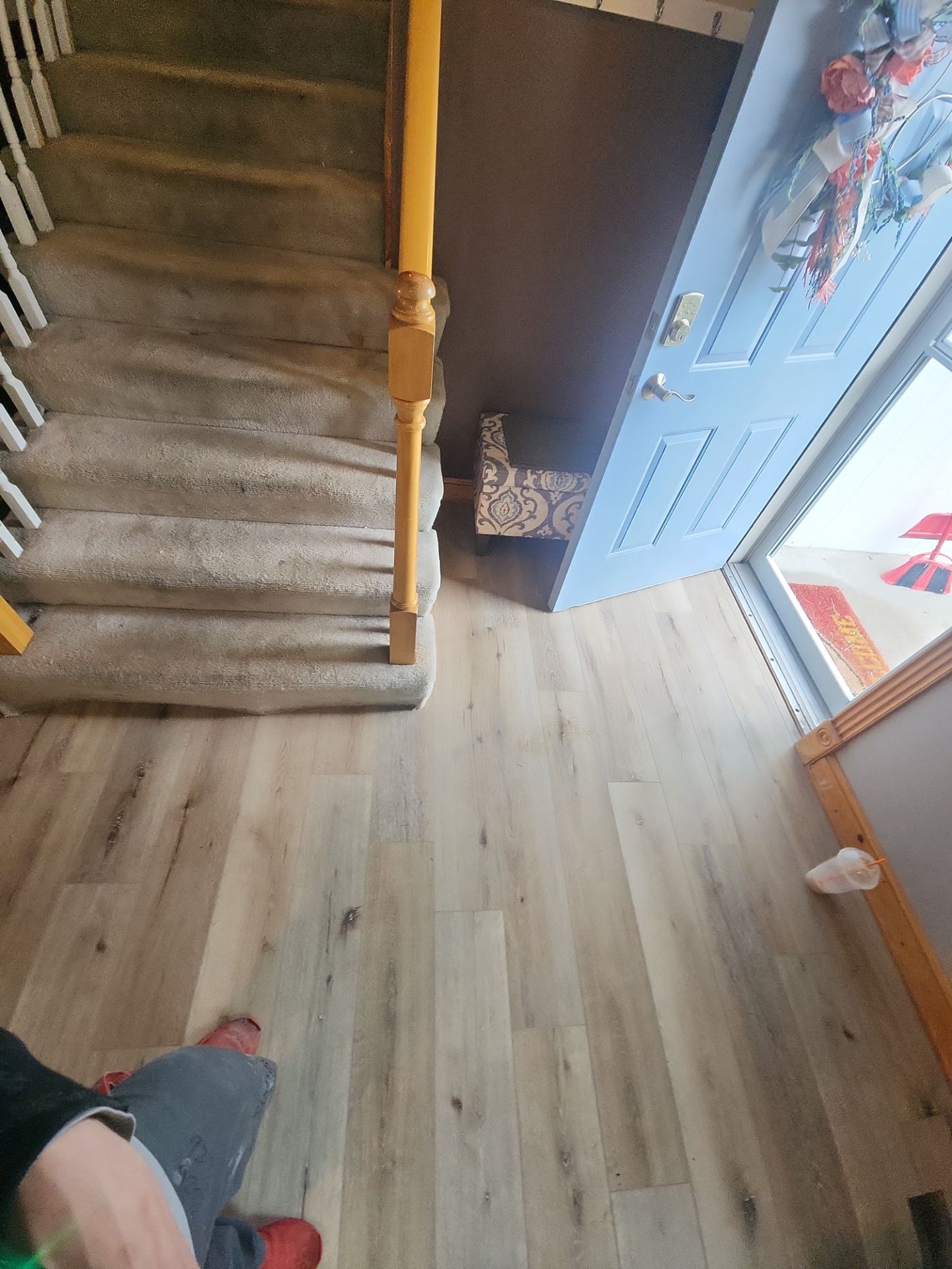 Bathroom Remodel using Luxury Vinyl Plank by The Shower Company