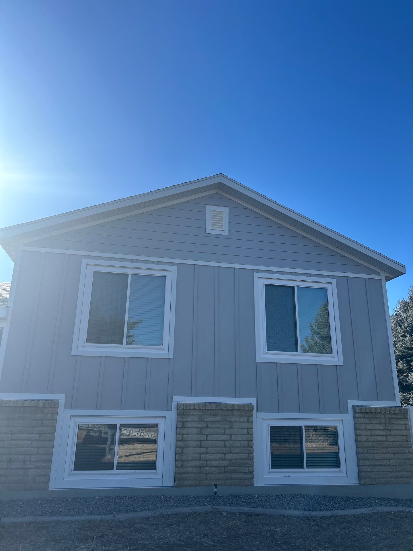 Ogden | Thermal Hardie Upgrade with Mixed Profiles | Pearl Gray by Ideal Siding Utah