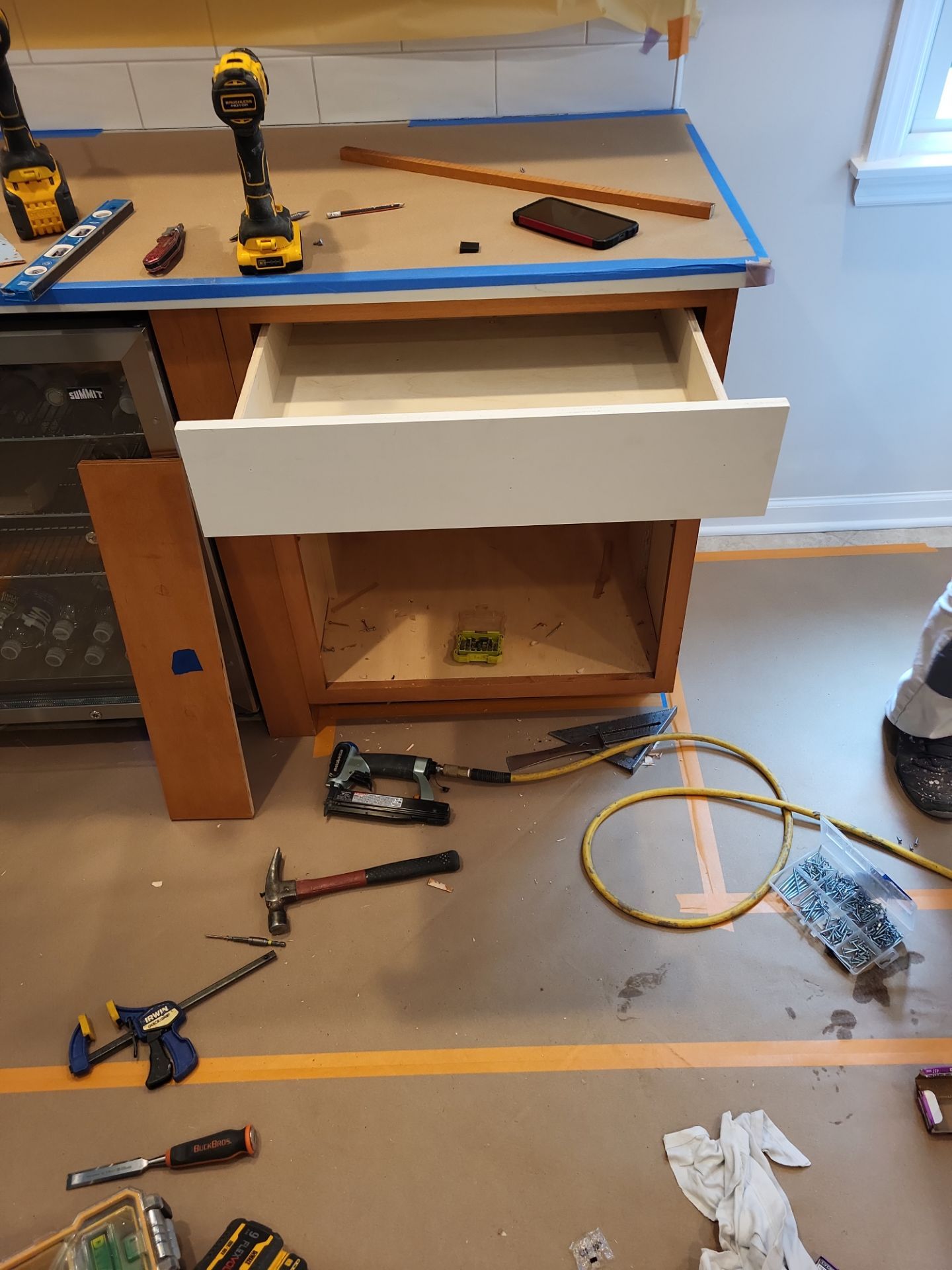 Chic Kitchen Cabinet Refinishing Project by Spectrum Painting, LLC