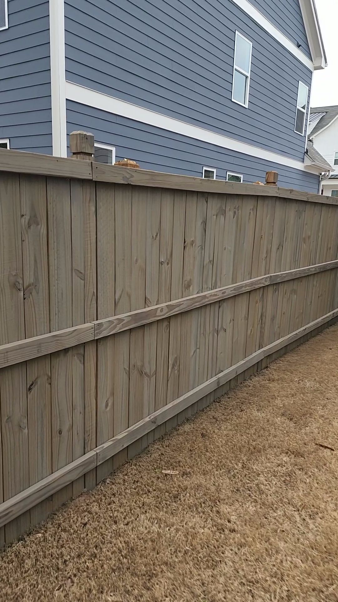 Fence Staining using Cape Cod Grey by SSE by Titans of Timber Fence & Stain