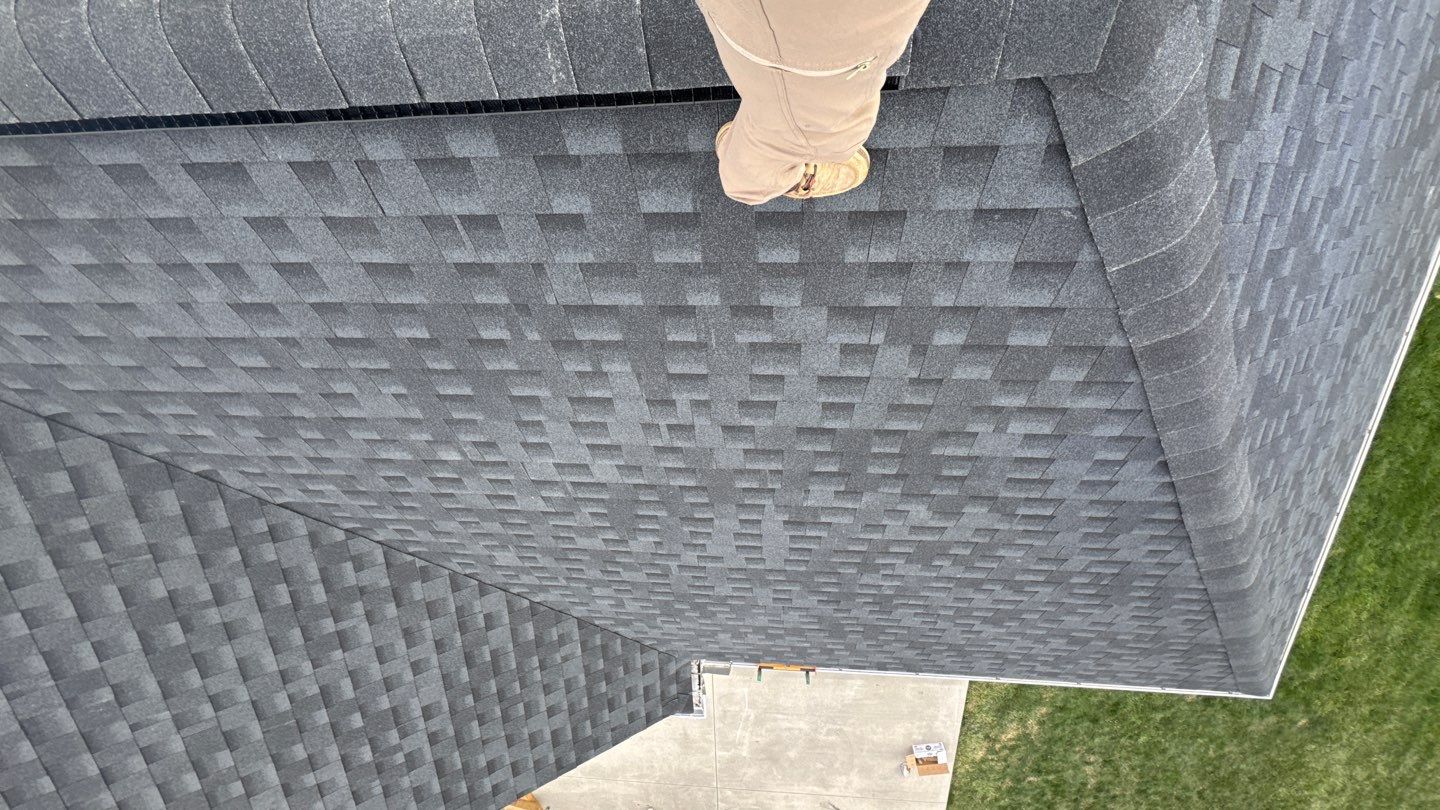 Residential Roofing Installation using GAF Timberline HDZ Charcoal by Nitro Roofing and Construction