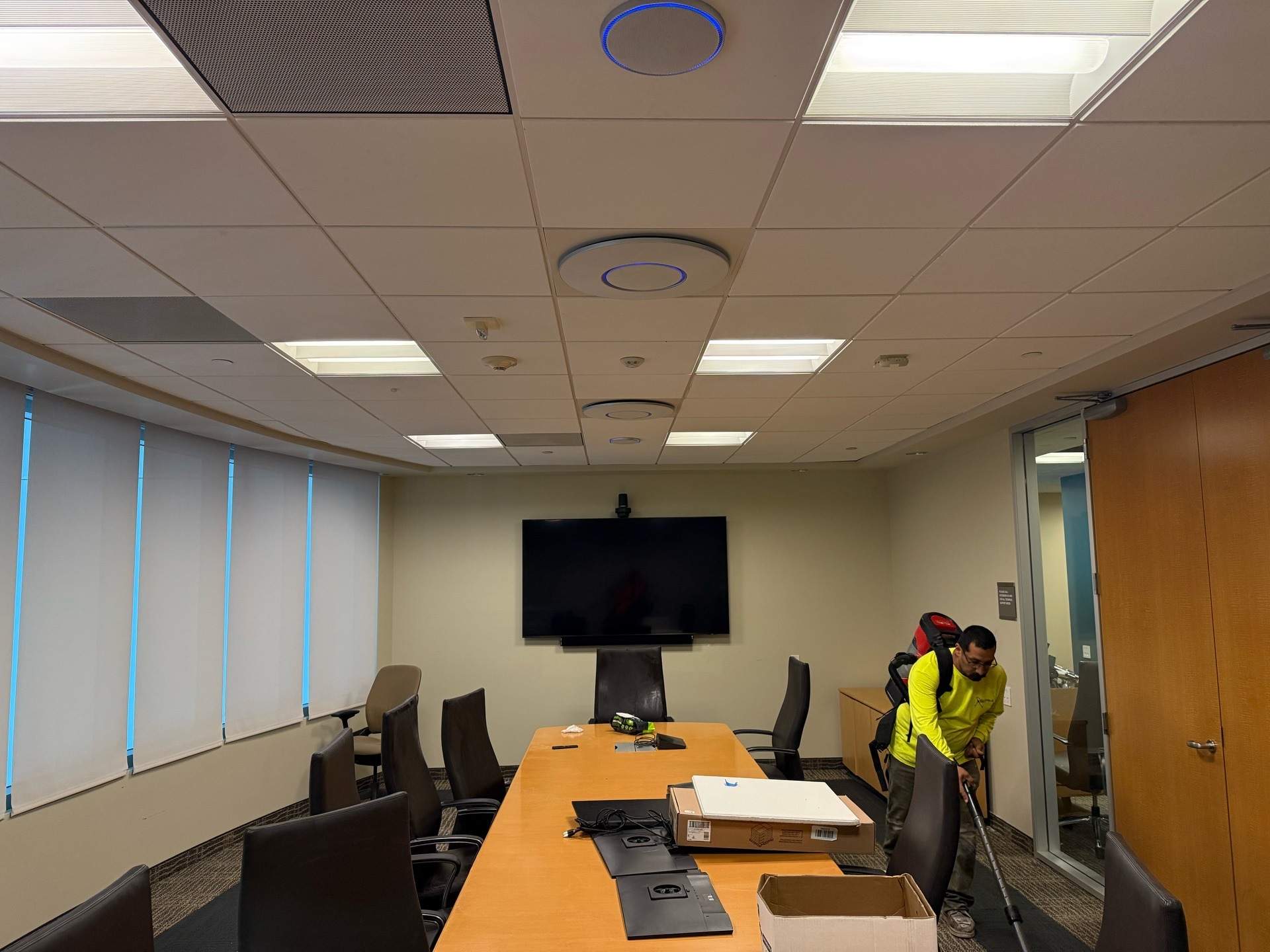 Conference Room AV & Network Infrastructure Installation – Medical Device Company in Aliso Viejo, CA by Ring and Ping Inc.