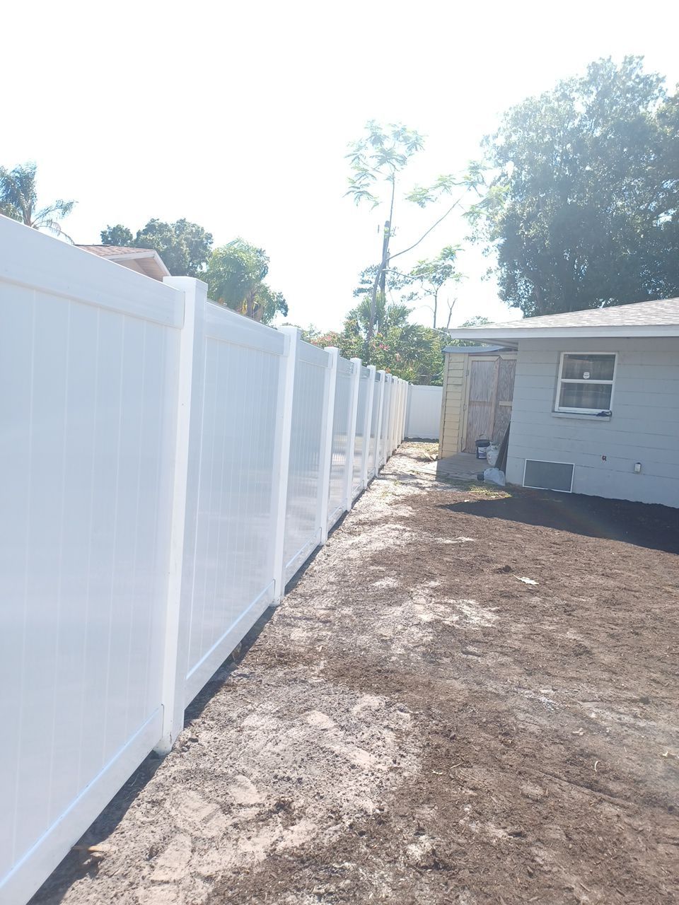 Bradenton, FL 6ft. Tall White Vinyl Privacy Fence by Asap fence and gates, LLC