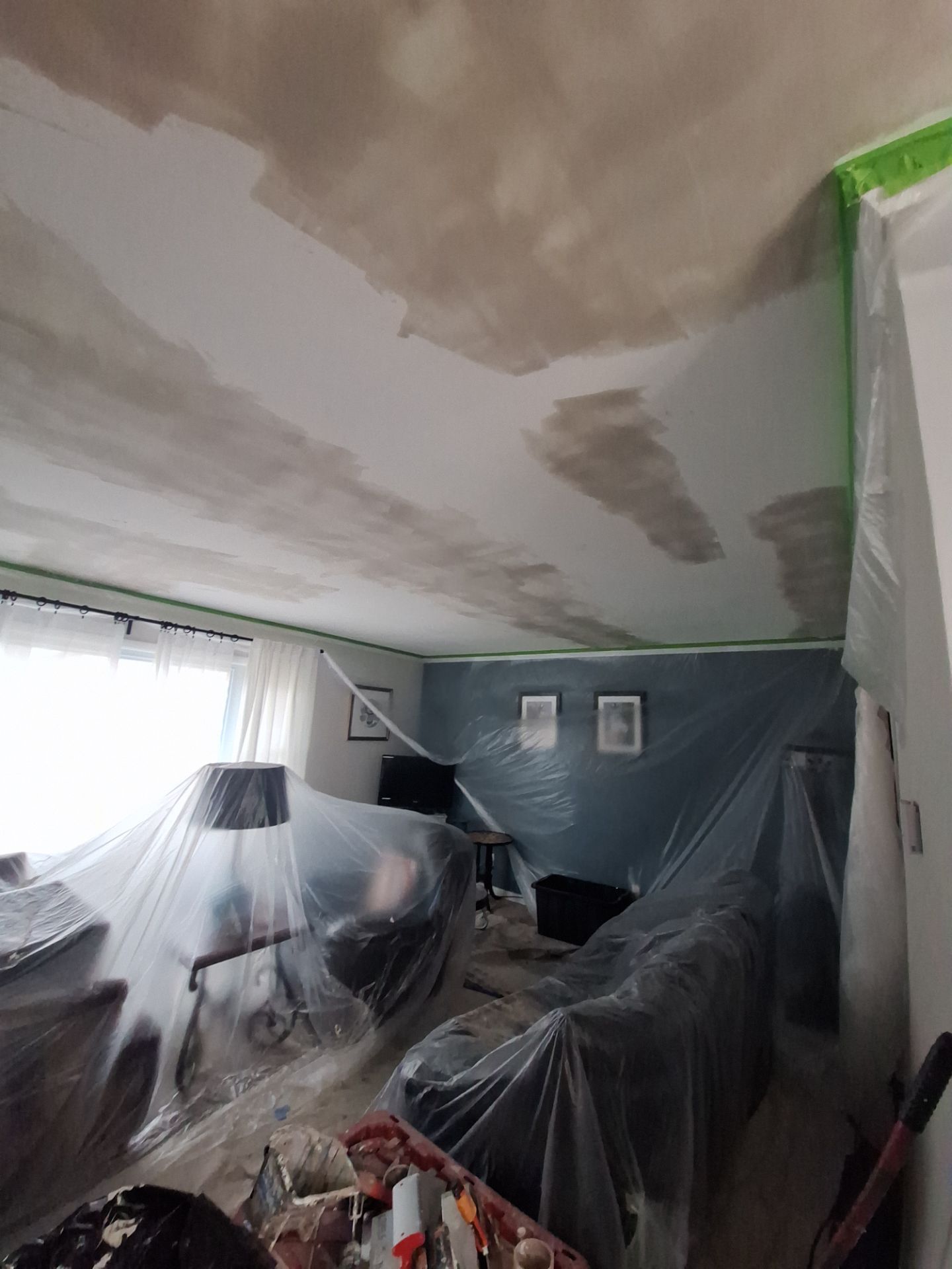 Ceiling Seam Repair & Full Ceiling Repaint | Muskegon, MI by Gordon Painting