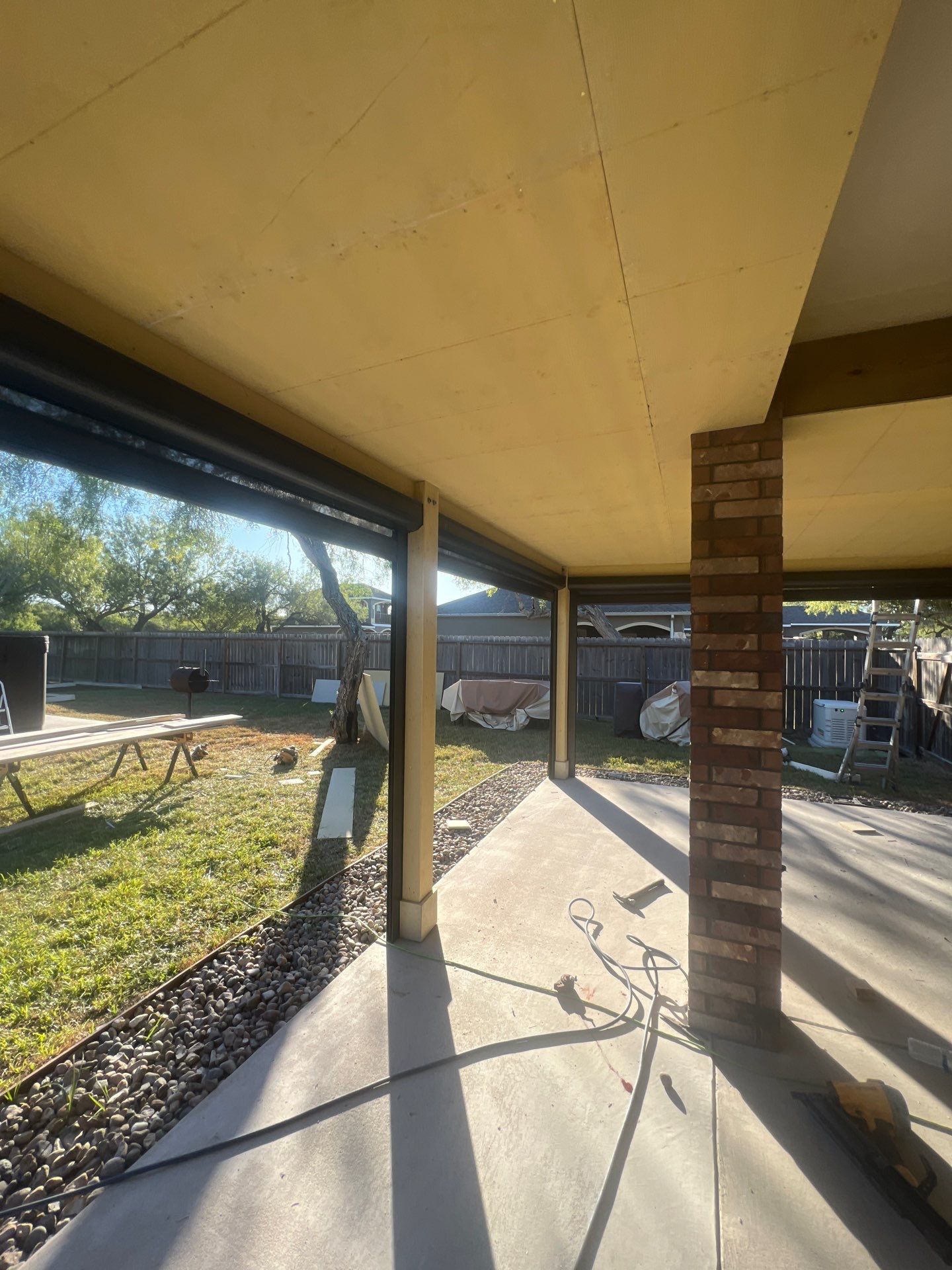 It Ain't Easy getting Shady  by Bayfront Roofing and Construction