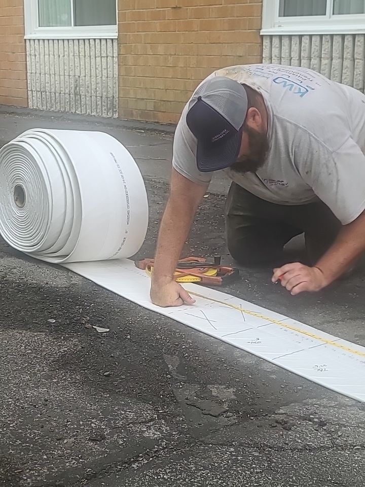 Sewer Repair using Perma-Liner through two manholes by Sureway Comfort John Wilcox Plumbing Heating Cooling