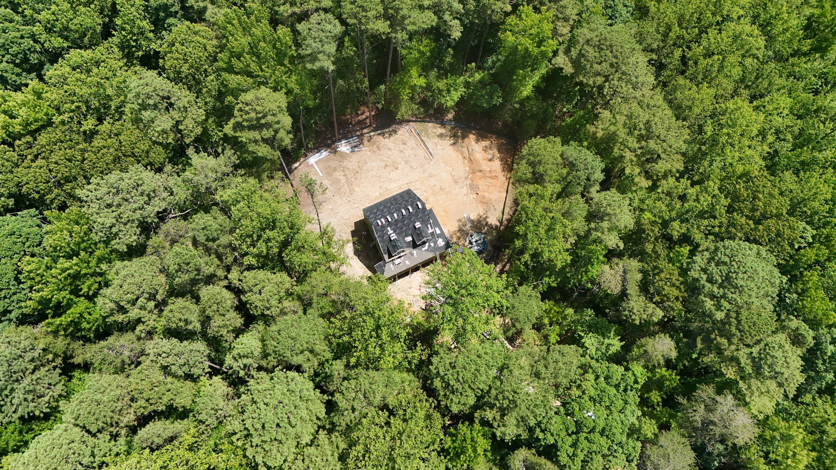 Custom New Home Roof Install in Heathsville by Cade Construction