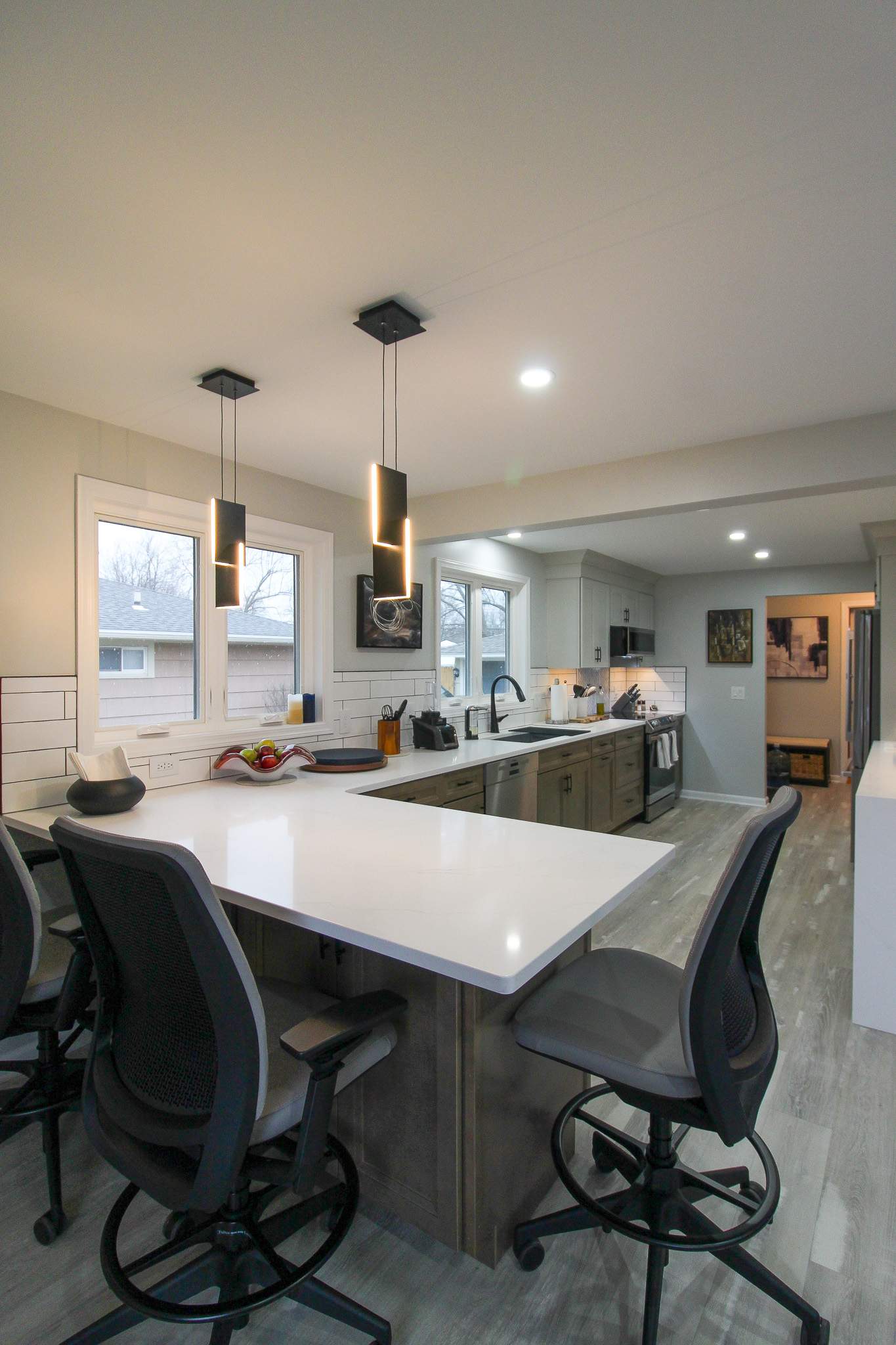 Interior Renovations, Kitchen Remodel, and Window Replacement by Ivy Lea Construction