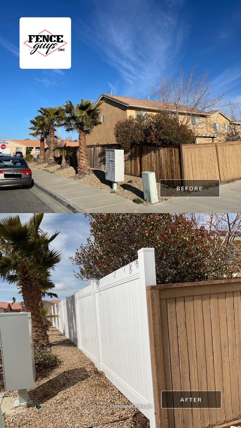 White Vinyl by Fence Guys Inc. 