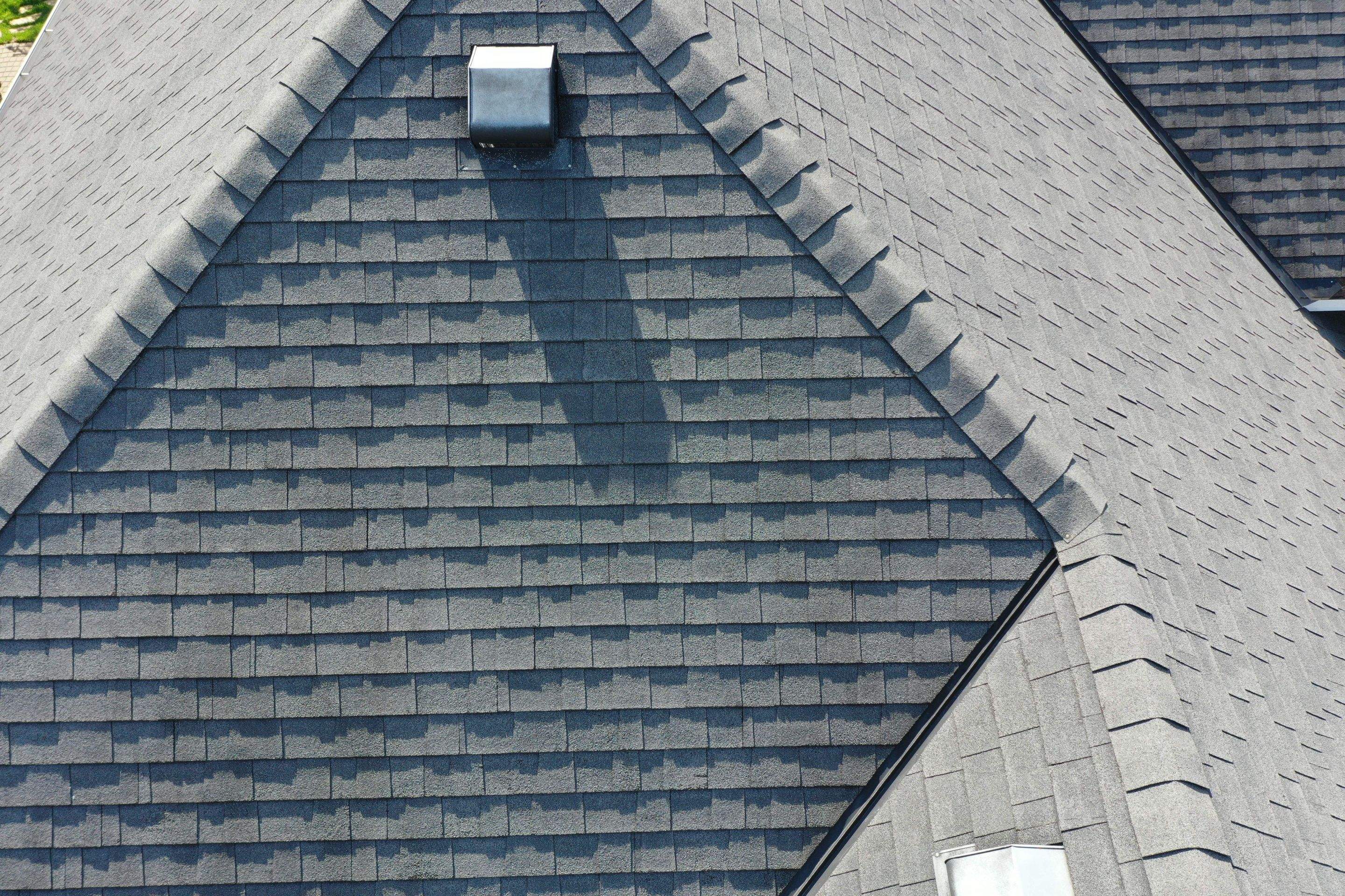 Residential Roofing Installation using Certainteed Landmark Moire Black by MODERN EXTERIOR SYSTEMS