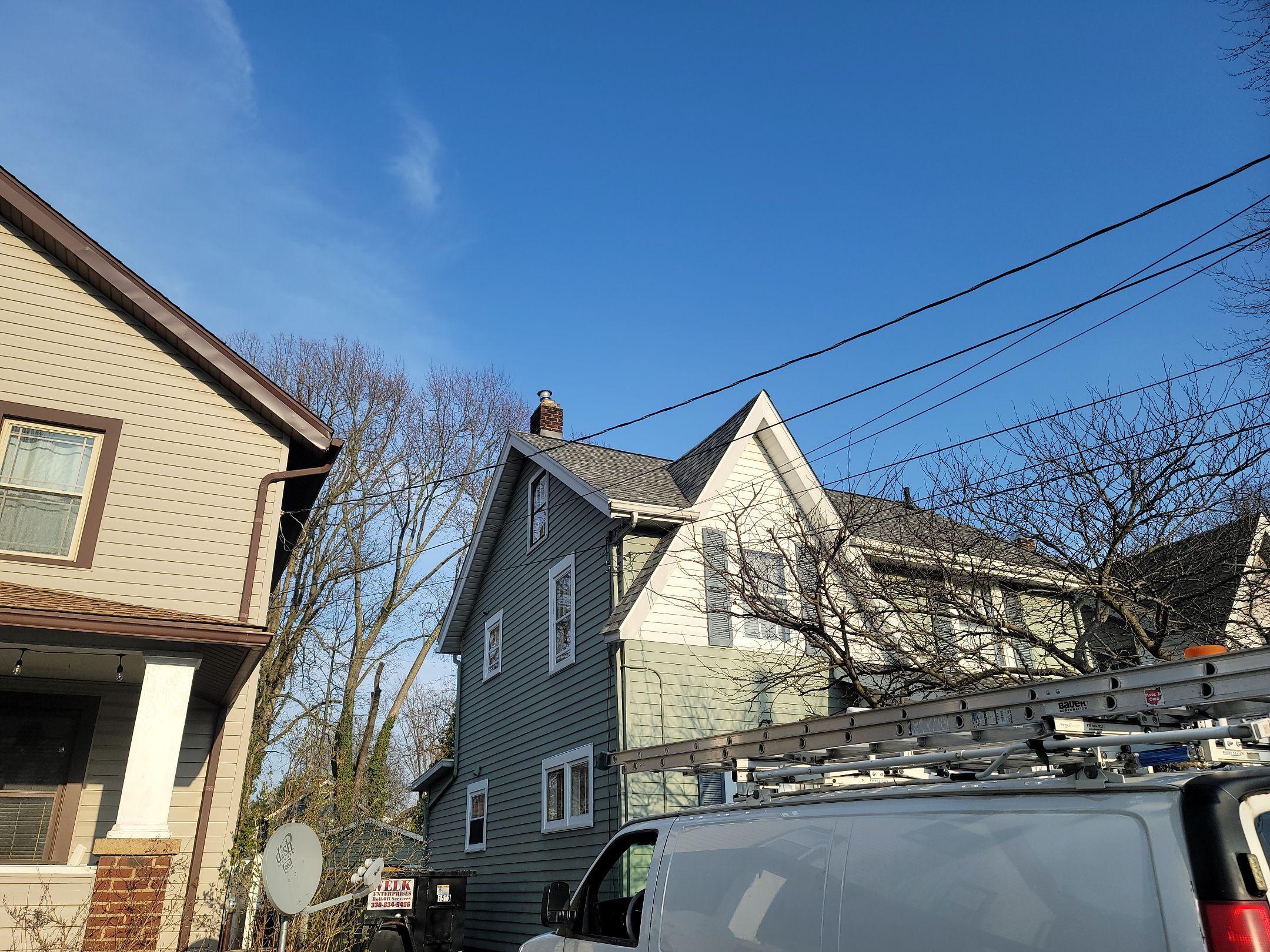 ATLAS PINNACLE COLOR: COASTAL GRANITE DRIP EDGE: WHITE by Eagle Eye Roofing