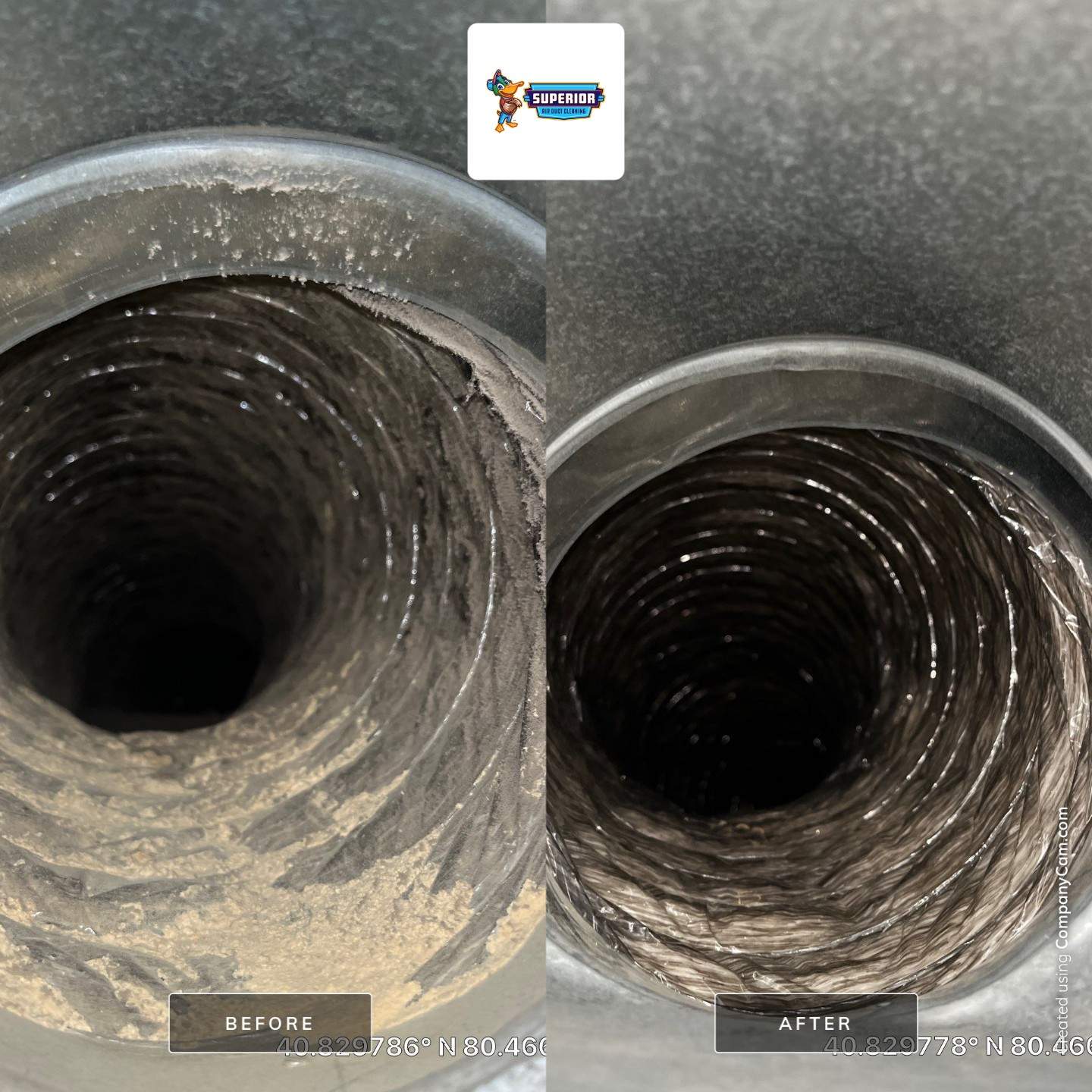Air Duct Cleaning With a Vacuum Truck in Enon Valley, PA by Superior Air Duct Cleaning
