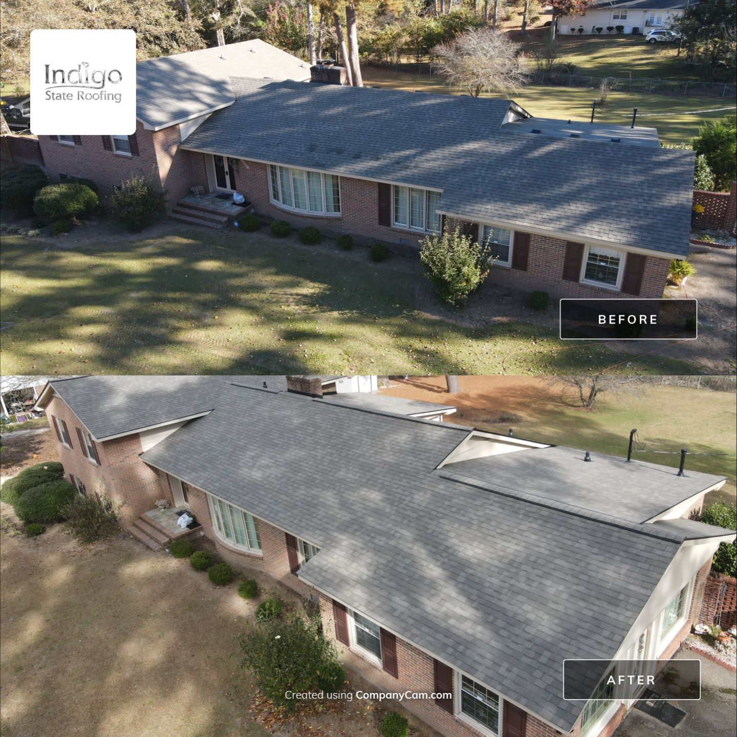 Residential Roofing Installation using Owens Corning Oakridge- Williamsburg Gray by Indigo State Roofing