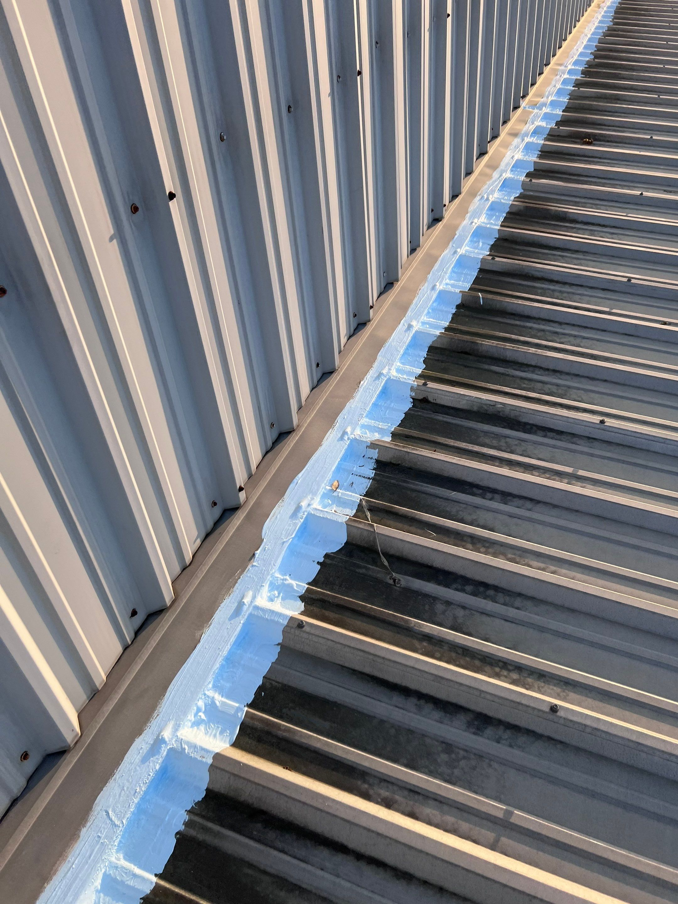 Hail Damage using Metal by Roof Repair Company