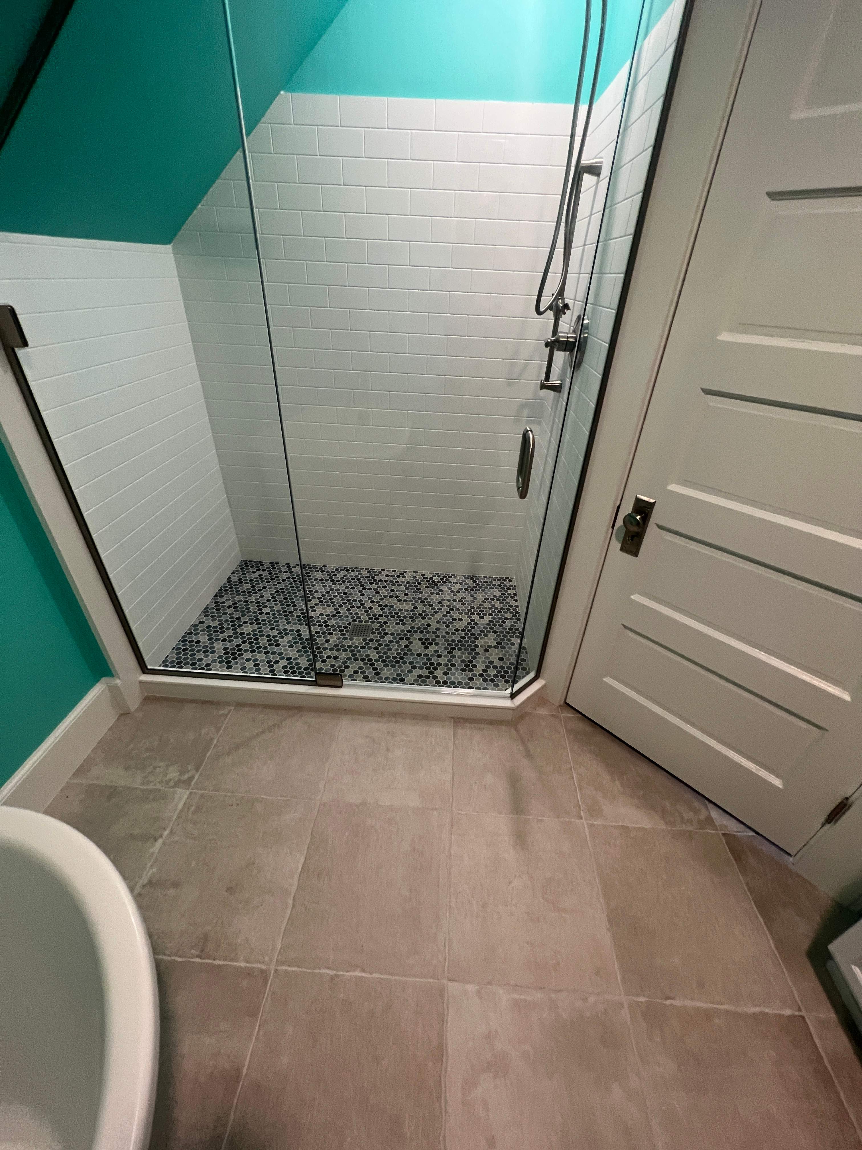 Bathroom Remodel w/ Swanstone Shower Walls & Slipper Tub by Chagnon Building & Remodeling LLC