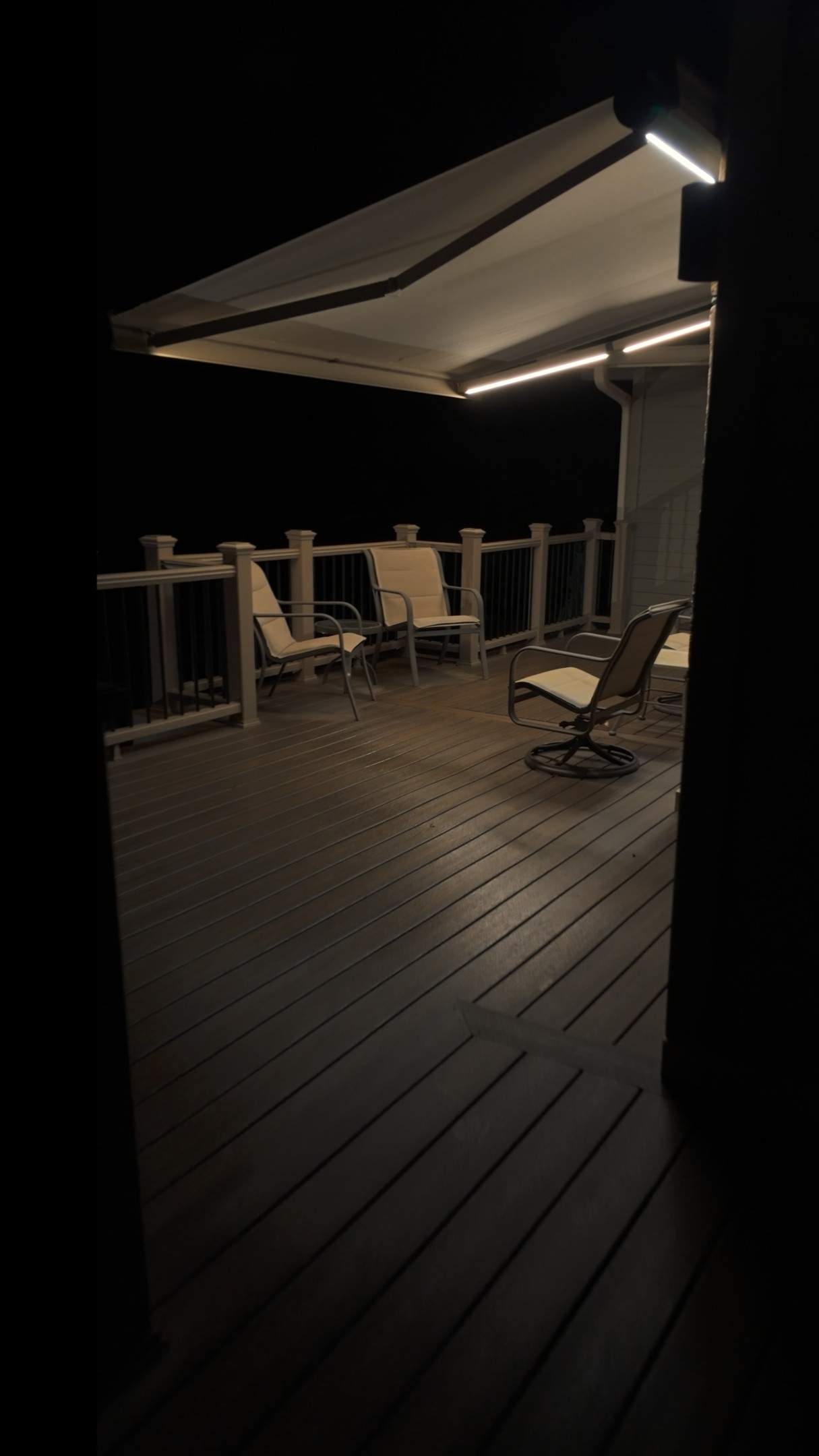 Dewey Deck Rebuild with Awning in Buford by Craftsman Deck Builders