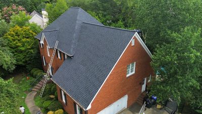 Roswell, GA Roof Replacement CertainTeed Landmark Moire Black