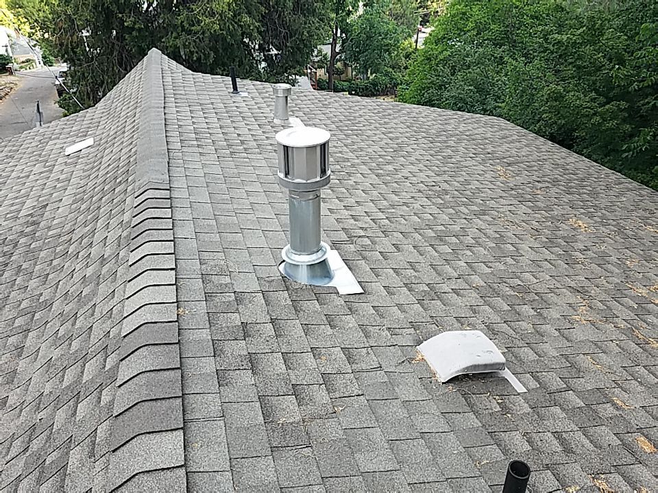 Solar powering this home by Byers Enterprises 