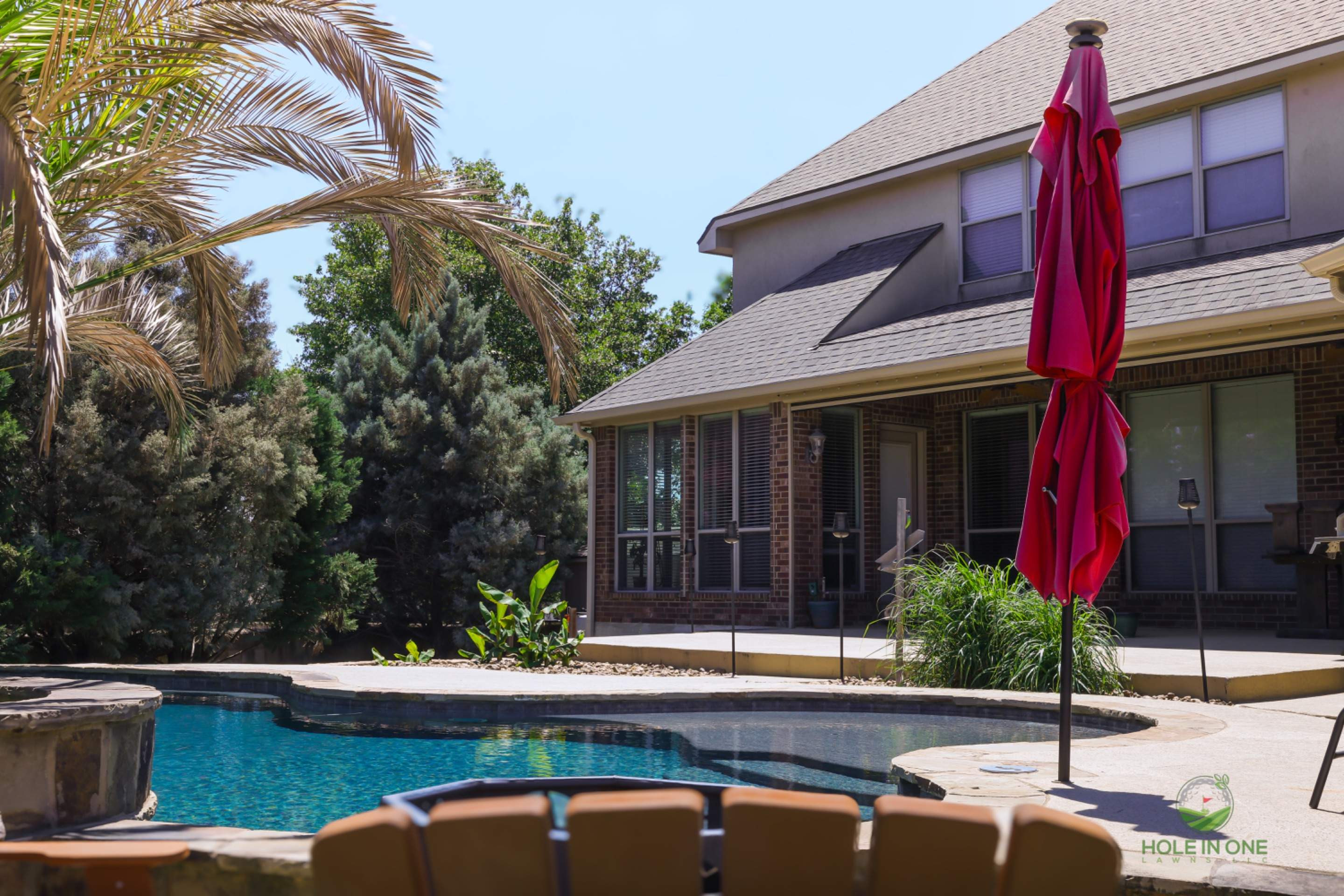 Belgard Paver Walkway, Rock Beds & Wax Myrtles | Far West Side, San Antonio TX by Hole In One Lawns, LLC