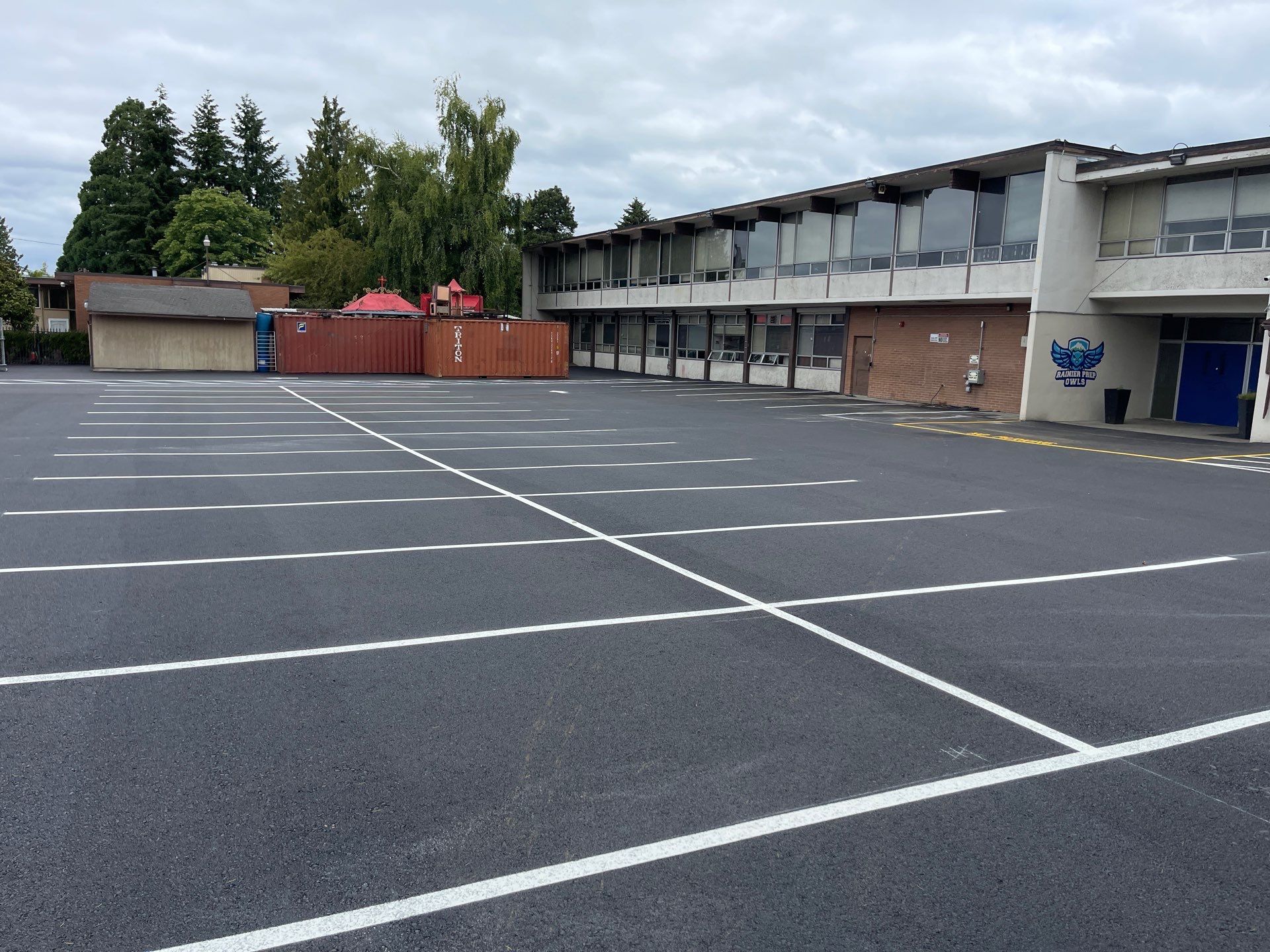 Sealcoat Parking Lot Renovation by Jireh Asphalt & Concrete Inc 