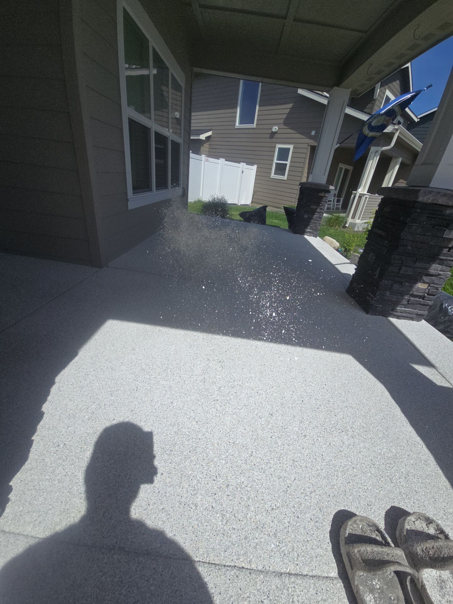 Front Porch Limestone Hybrid Coating in Liberty Lake by Croc Coatings, LLC