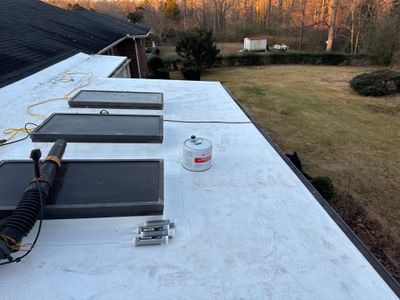 TPO Flat Roof Installation in Chester