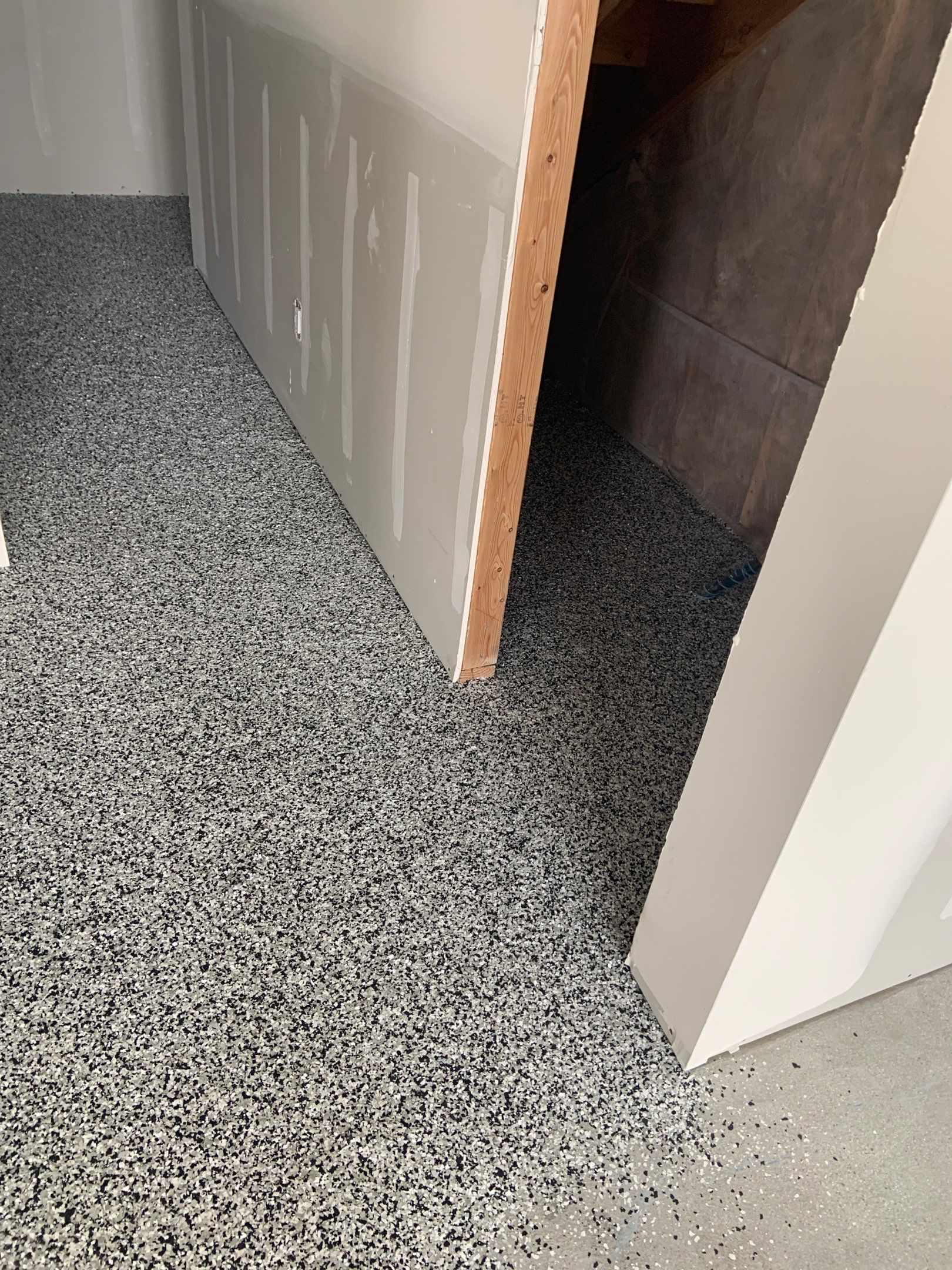 Basement Transformation using Domino by Croc Coatings, LLC