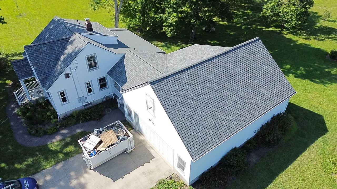 Atlas Pinnacle, Color, Coastal Granite, Drip Edge, Color, Black by Eagle Eye Roofing