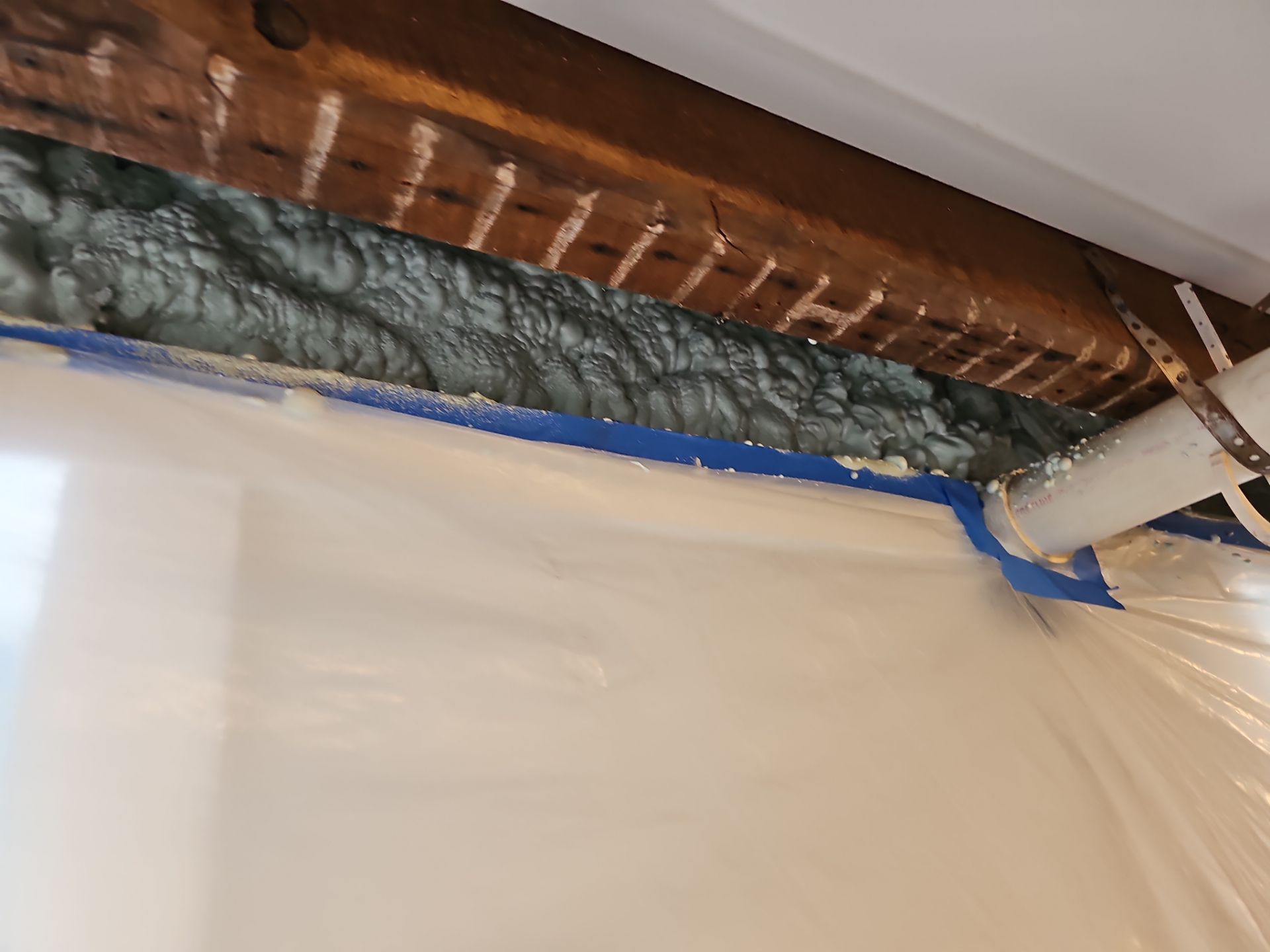 Attic Insulation using Closed Cell Spray Foam by NYS Foam & Energy