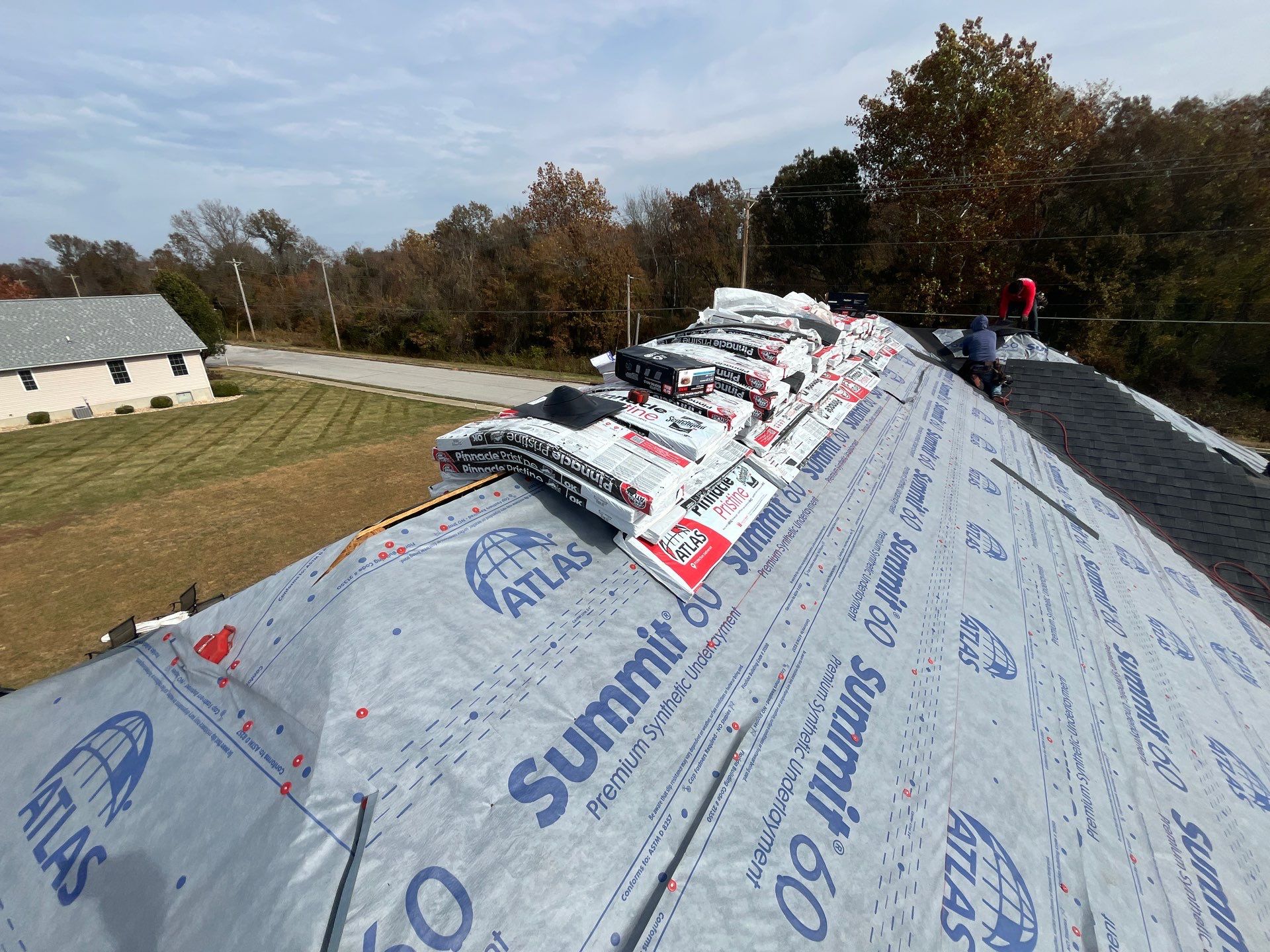 Residential Roofing & Siding Replacement - Atlas Pinnacle Pristine Shingle in the color Black Shadow  by Titan Commercial & Residential Roofing 