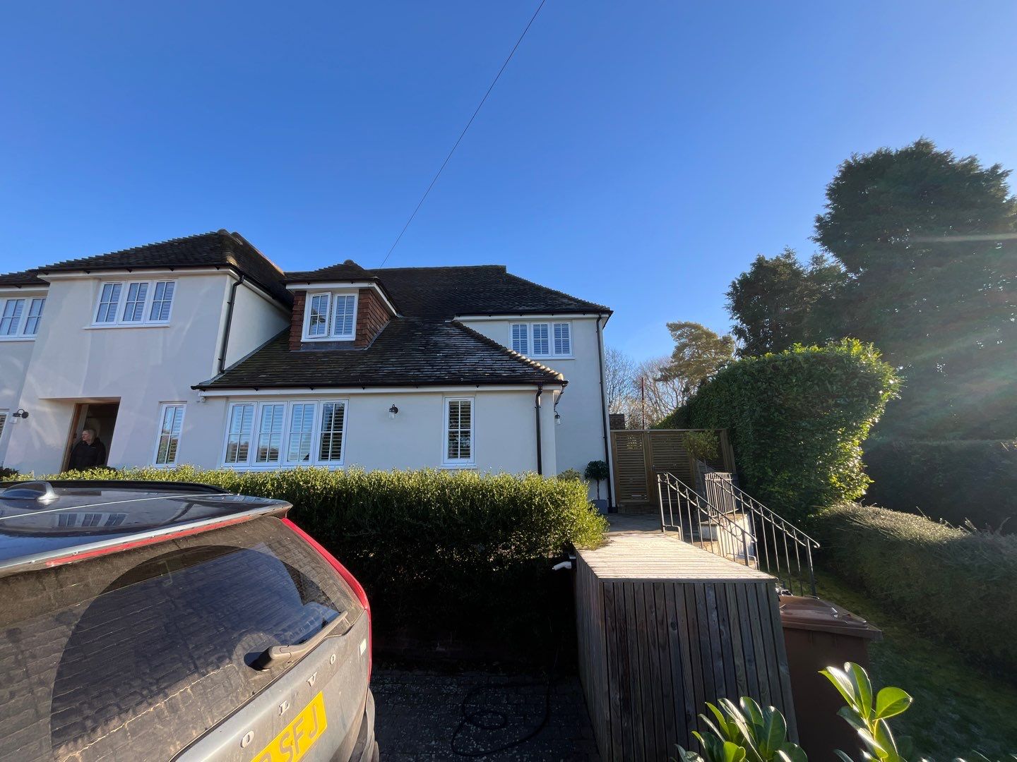 Roof Clean  - Moss Removal - Gutter Clean using Honda 15lpm Low Pressure Washing Machine by Ges Exterior Cleaning ltd