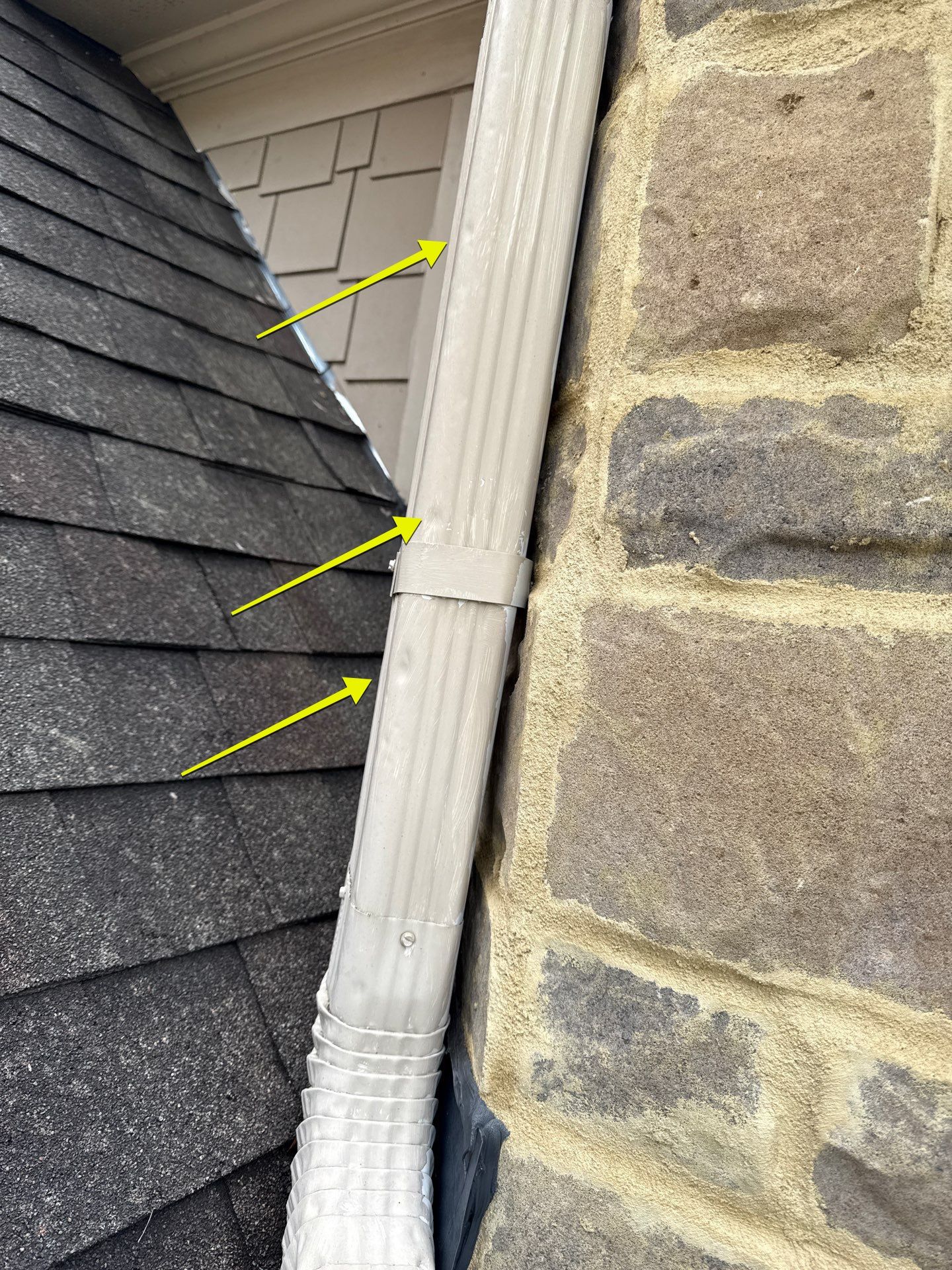Whitney Landing Gutter System Replacement by Dom Roofing & Restoration